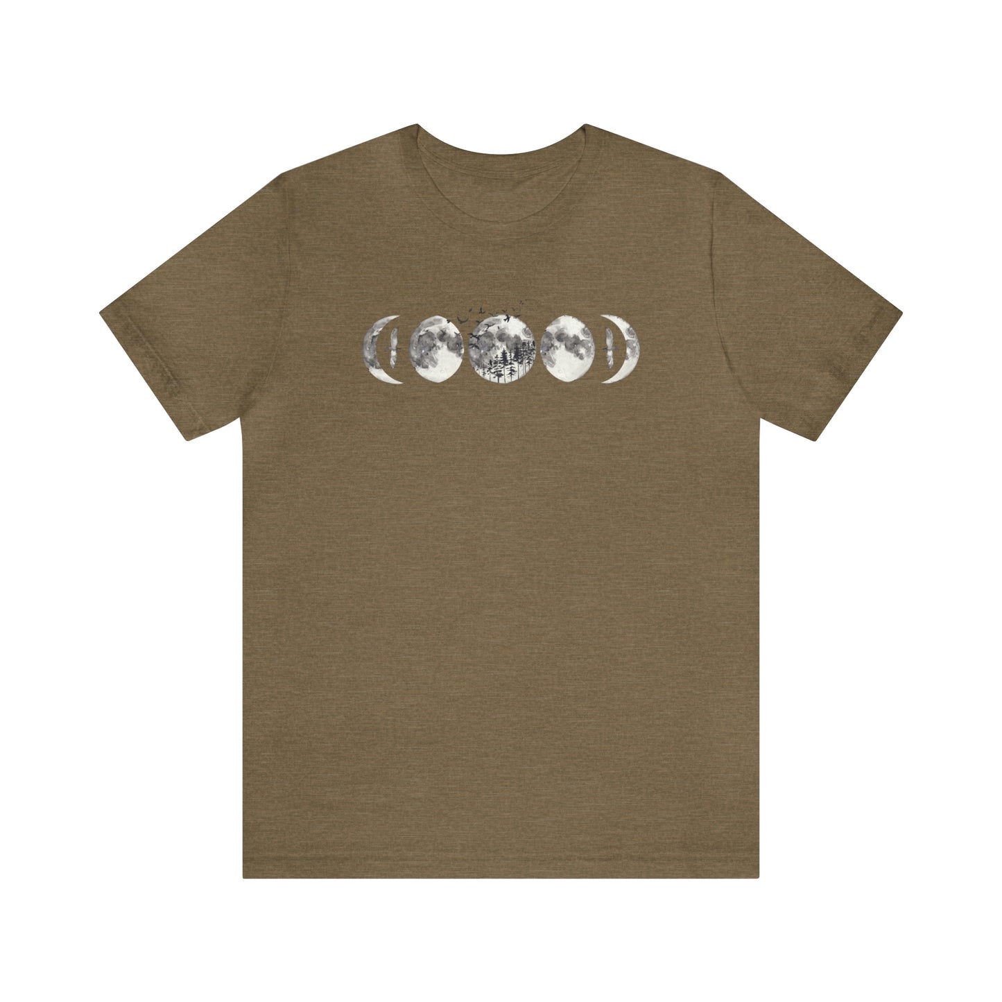 Moon Phases Print, Jersey Short Sleeve Tee
