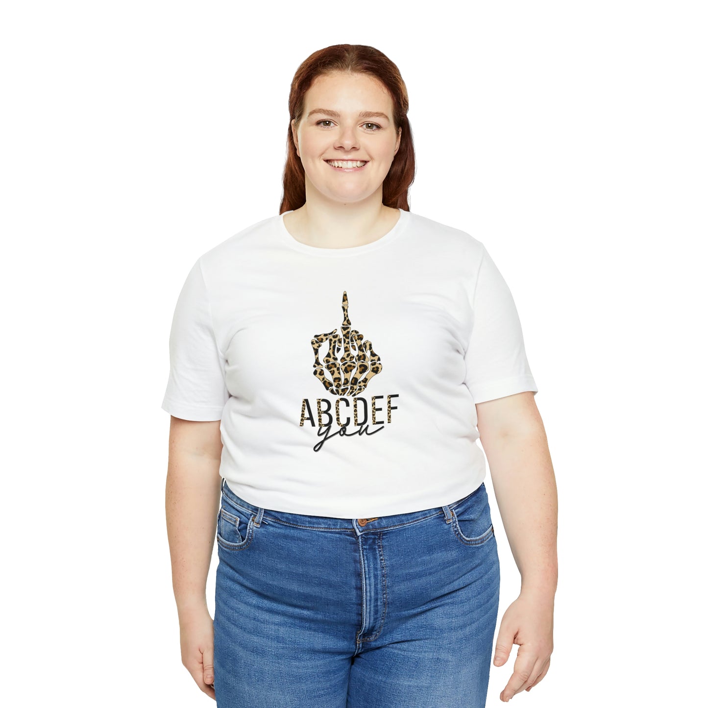 ABCDEF You Print, Jersey Short Sleeve Tee