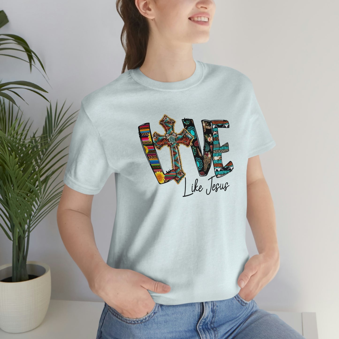 Live Like Jesus Unisex Jersey Short Sleeve Tee