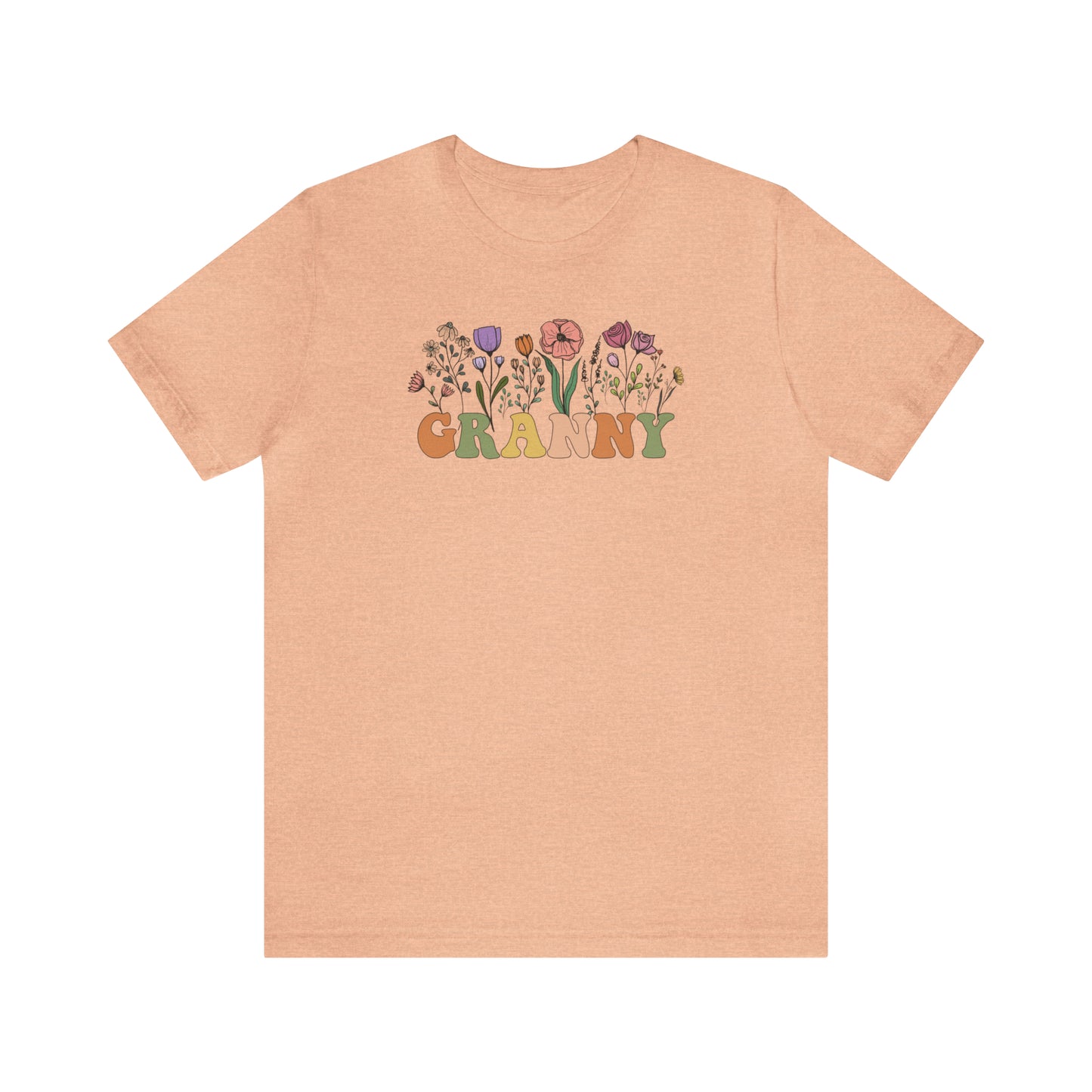 Granny Print Jersey Short Sleeve Tee