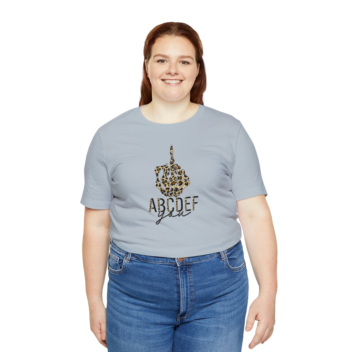 ABCDEF You Print, Jersey Short Sleeve Tee