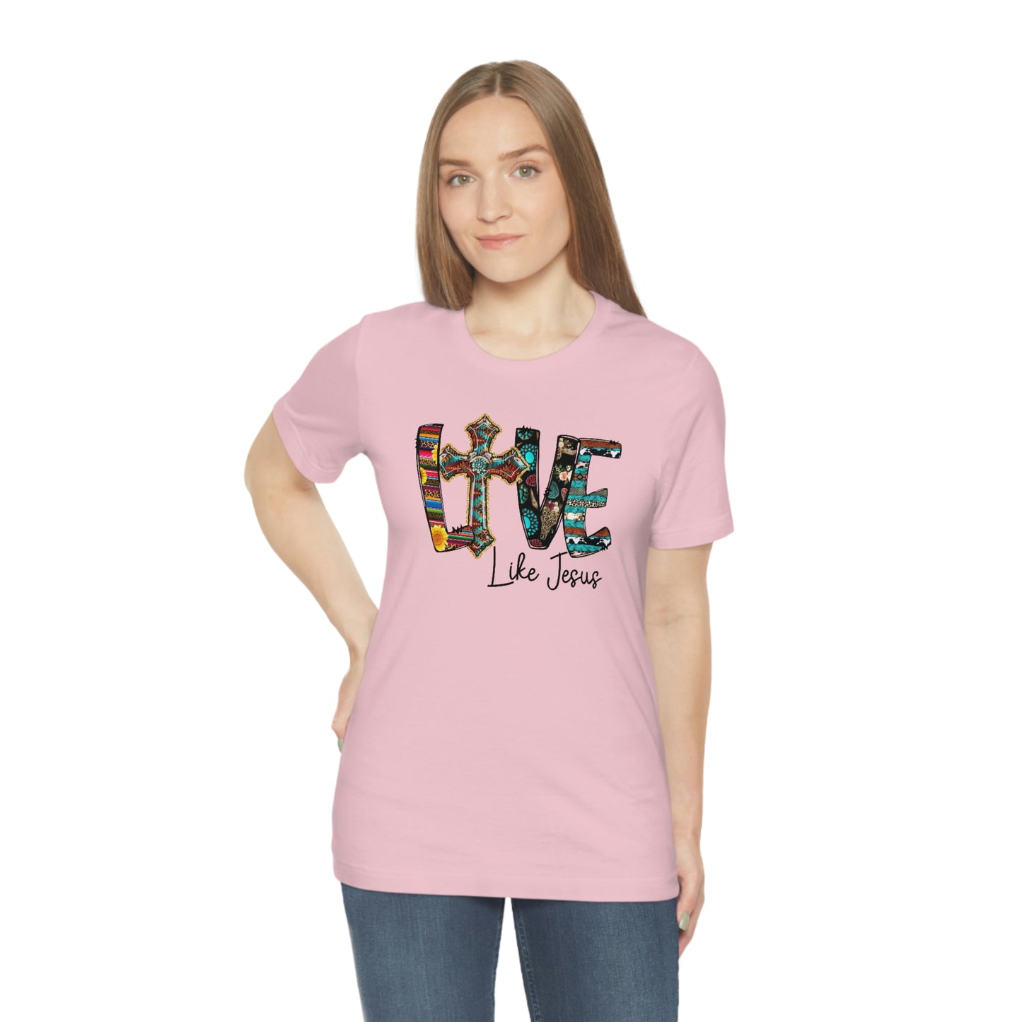 Live Like Jesus Unisex Jersey Short Sleeve Tee