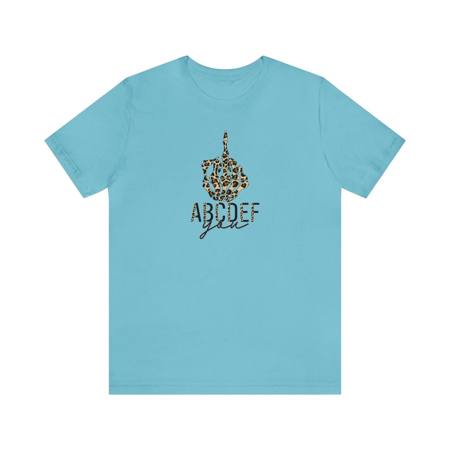 ABCDEF You Print, Jersey Short Sleeve Tee