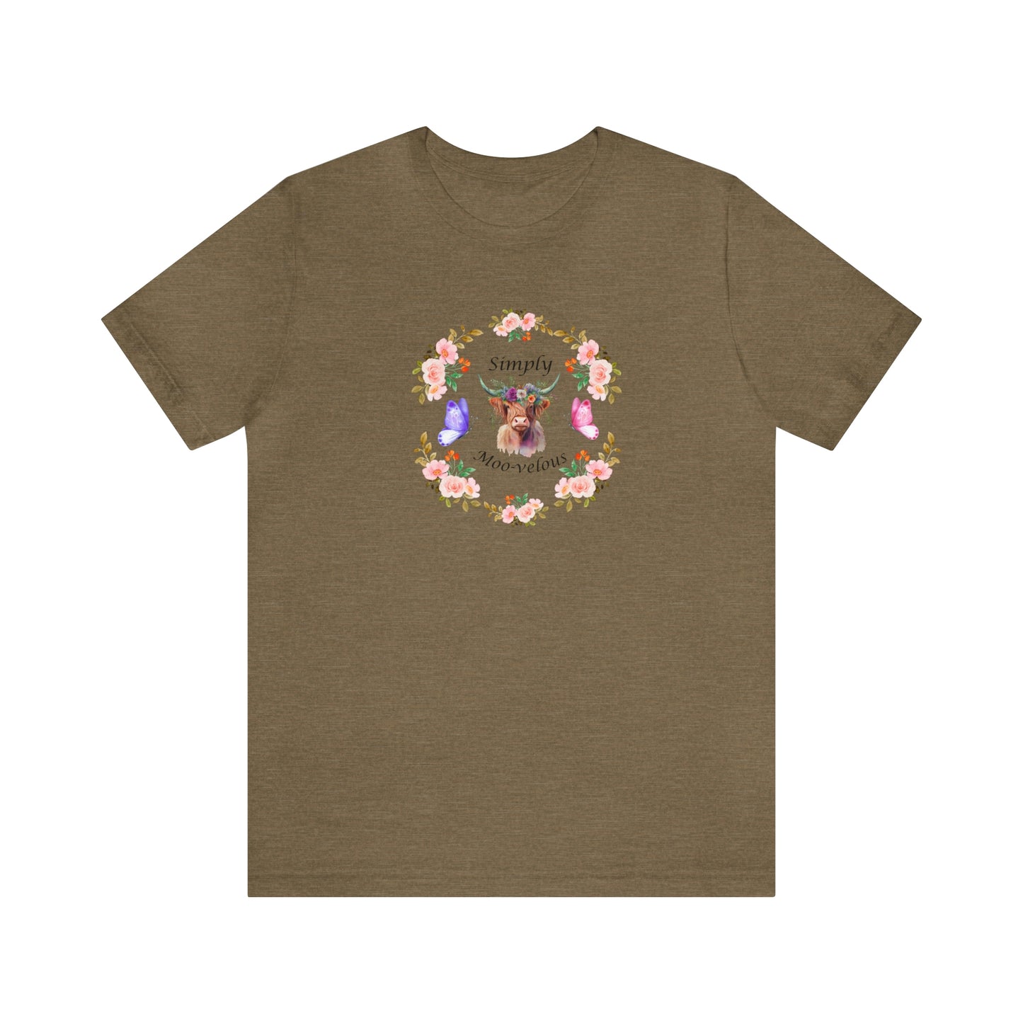 Simply Moo-velous Print Jersey Short Sleeve Tee