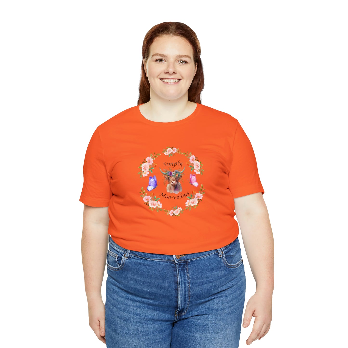 Simply Moo-velous Print Jersey Short Sleeve Tee