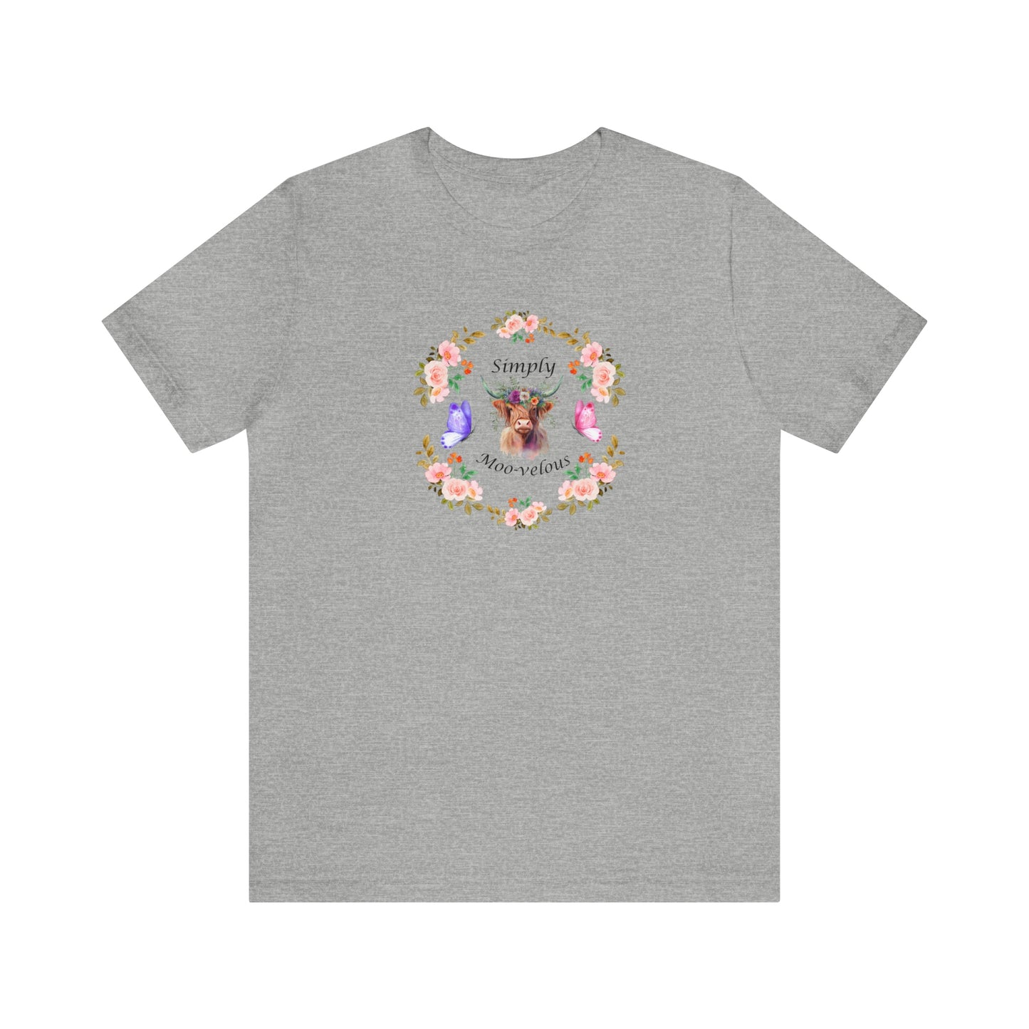 Simply Moo-velous Print Jersey Short Sleeve Tee