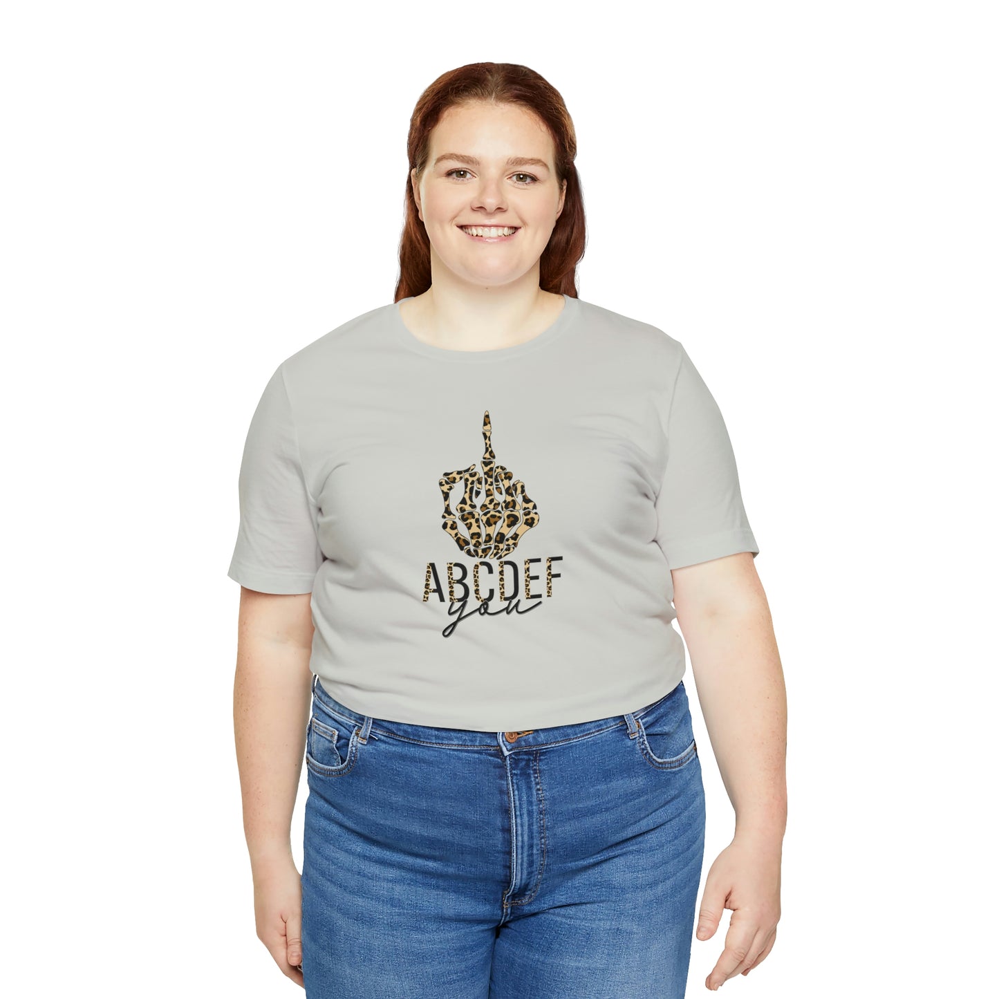 ABCDEF You Print, Jersey Short Sleeve Tee