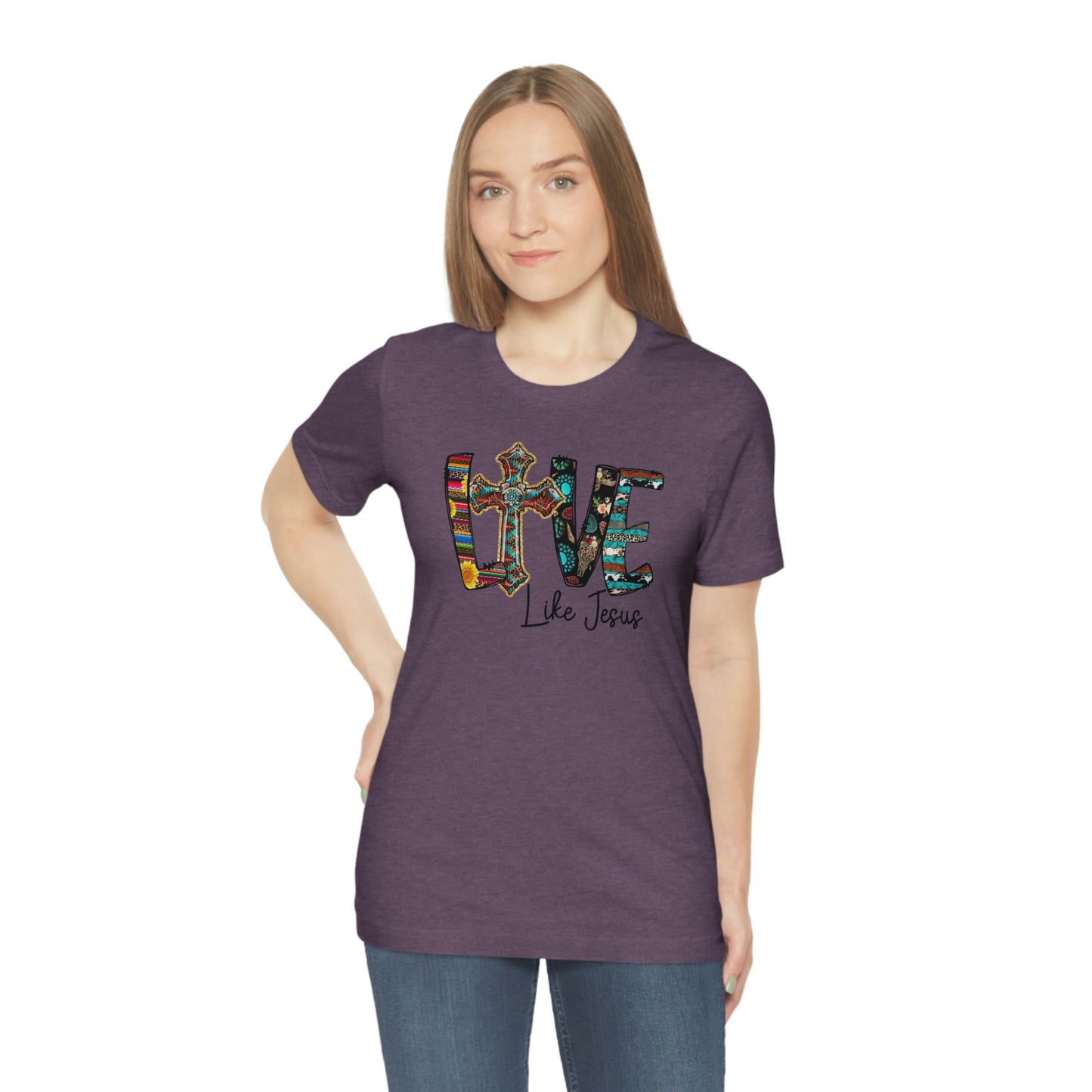 Live Like Jesus Unisex Jersey Short Sleeve Tee