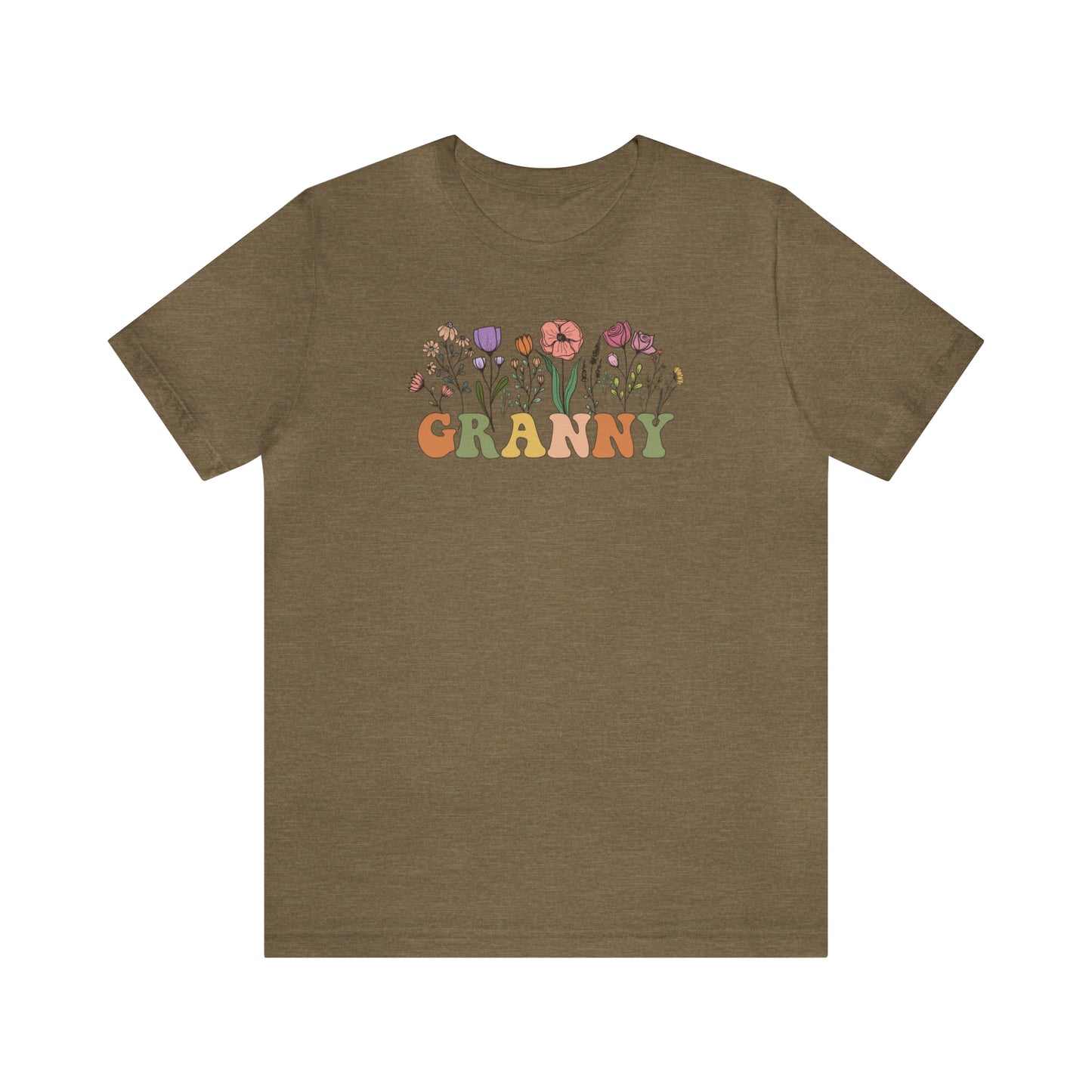 Granny Print Jersey Short Sleeve Tee
