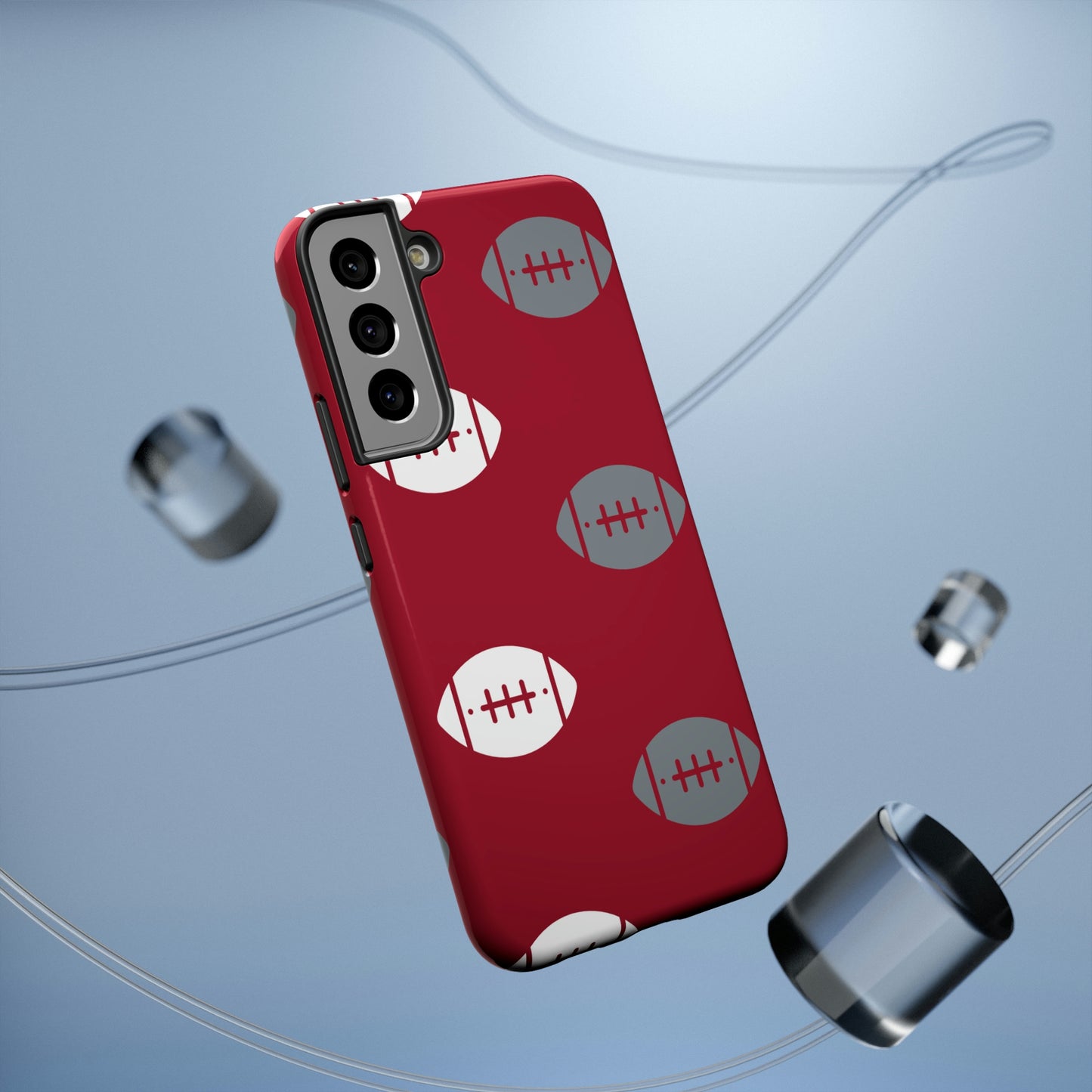Football Print Impact-Resistant Cases