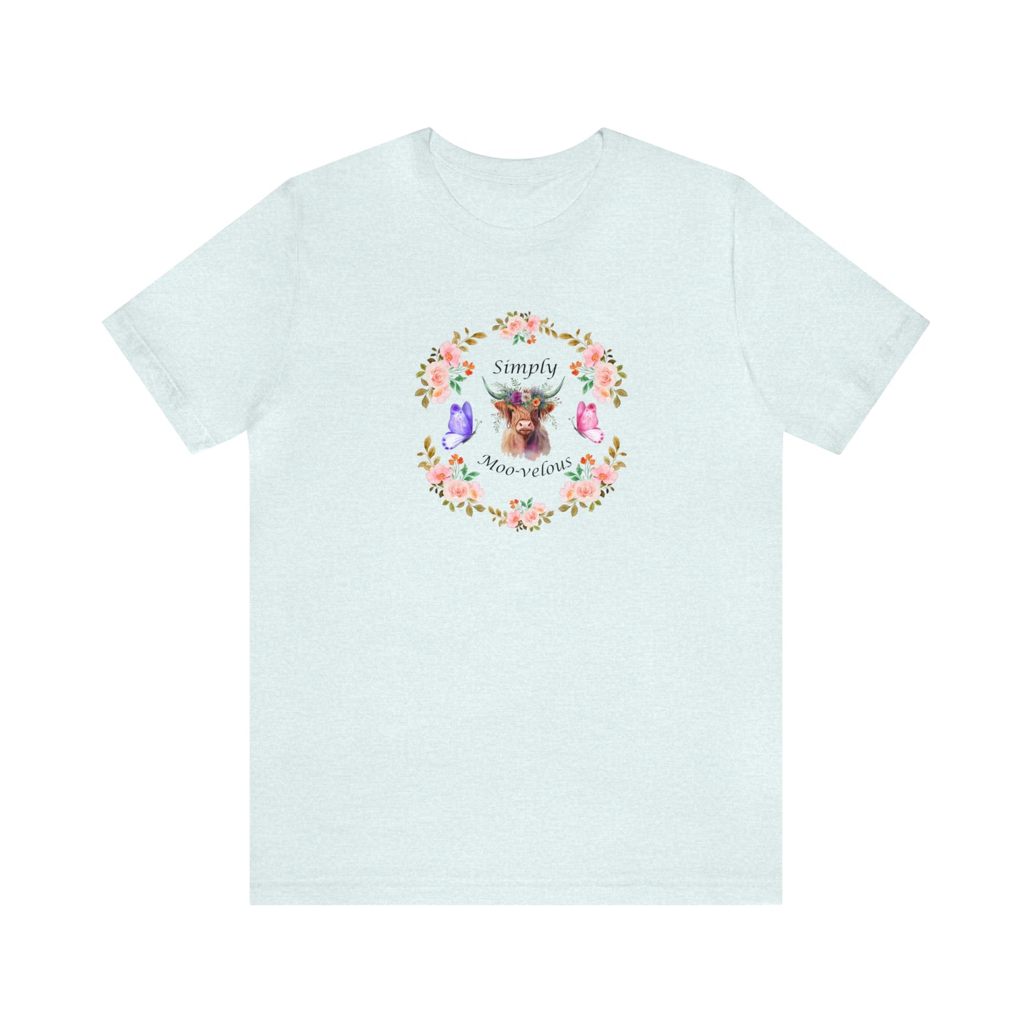 Simply Moo-velous Print Jersey Short Sleeve Tee