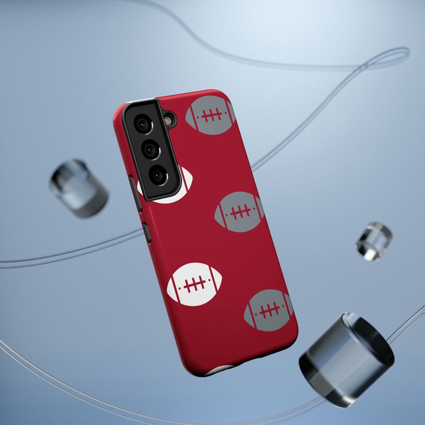 Football Print Impact-Resistant Cases