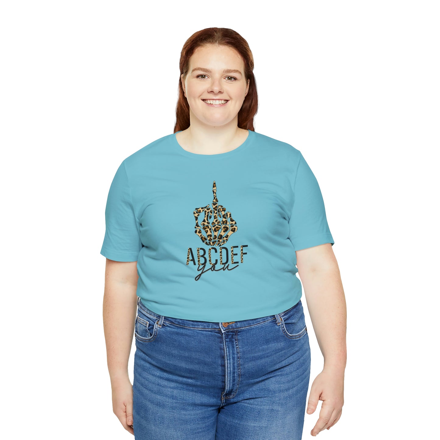 ABCDEF You Print, Jersey Short Sleeve Tee