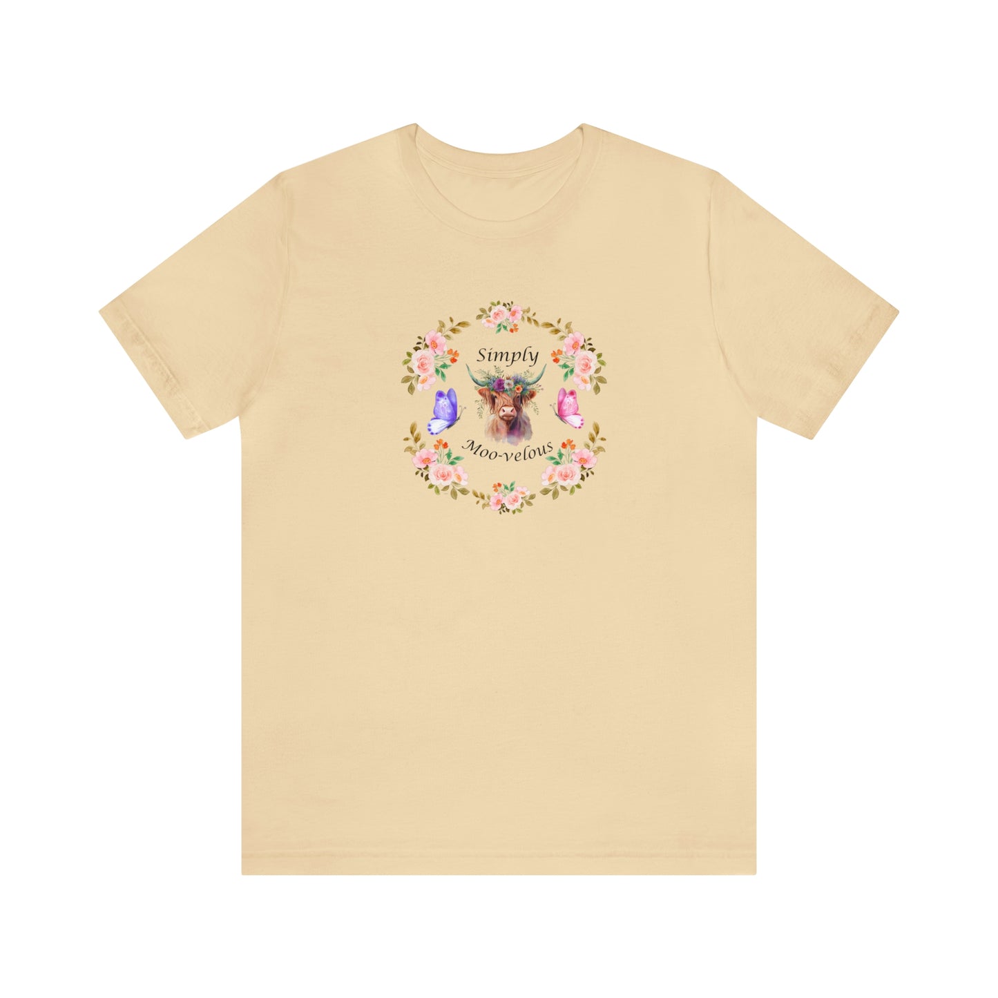 Simply Moo-velous Print Jersey Short Sleeve Tee
