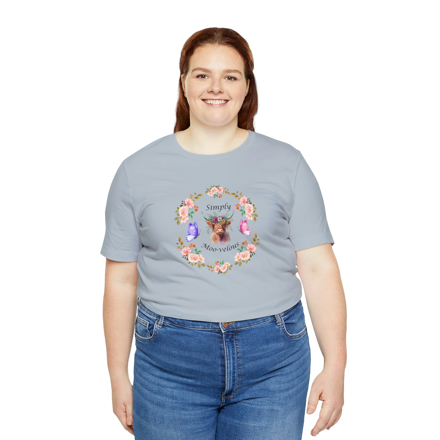 Simply Moo-velous Print Jersey Short Sleeve Tee