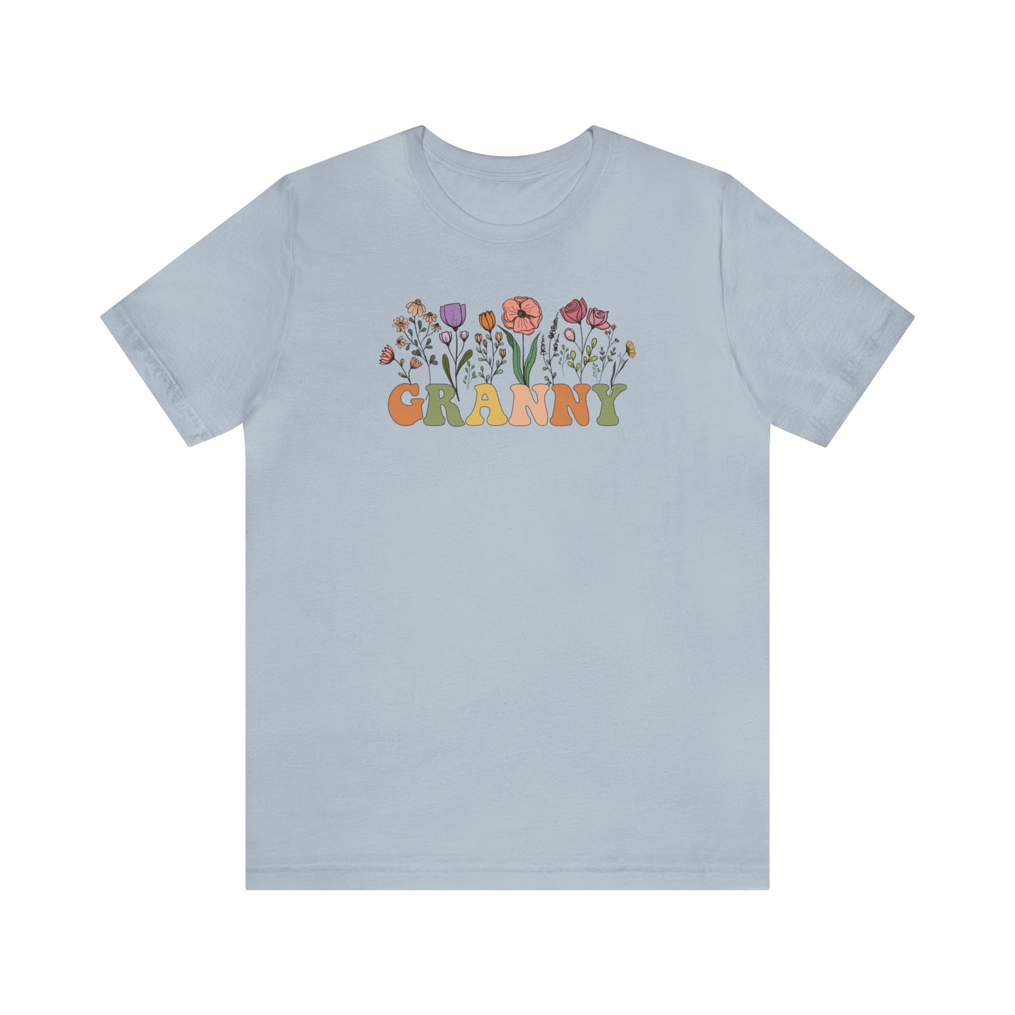 Granny Print Jersey Short Sleeve Tee
