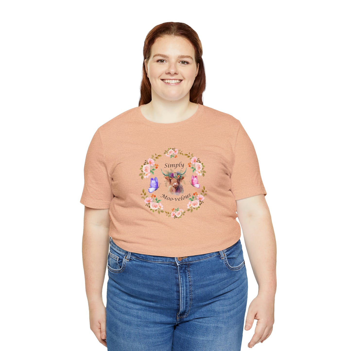 Simply Moo-velous Print Jersey Short Sleeve Tee