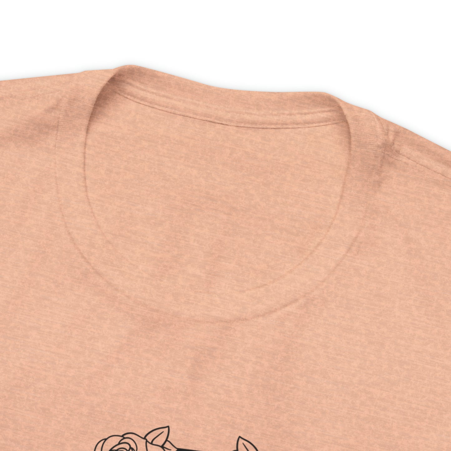 Love Me Like My Demons Do Print Jersey Short Sleeve Tee