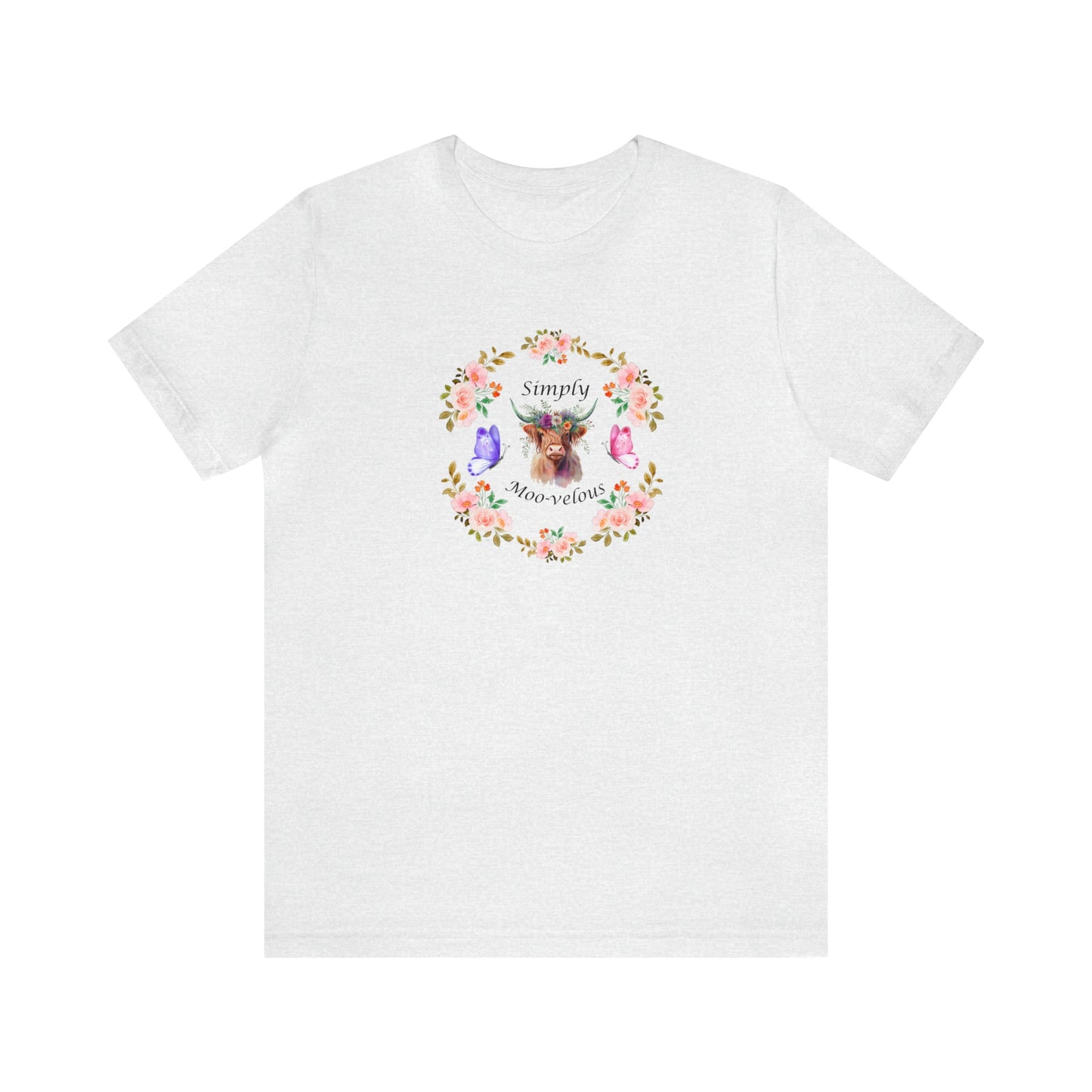 Simply Moo-velous Print Jersey Short Sleeve Tee