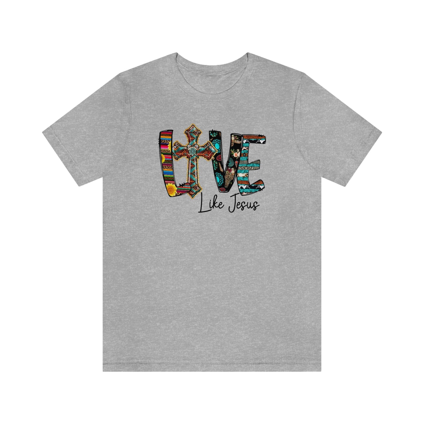 Live Like Jesus Unisex Jersey Short Sleeve Tee