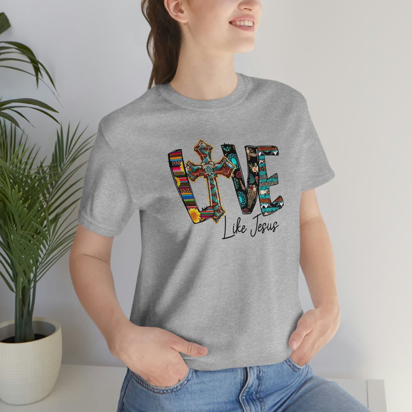Live Like Jesus Unisex Jersey Short Sleeve Tee