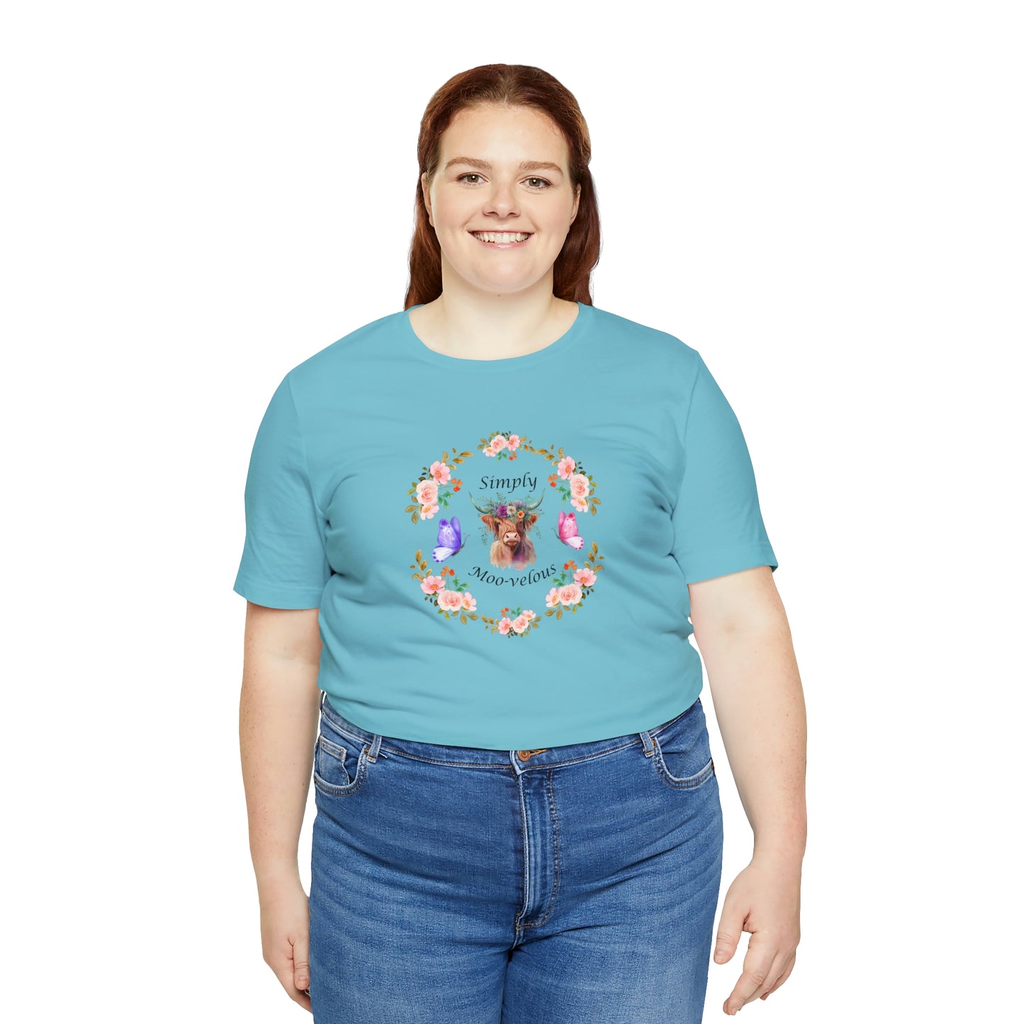 Simply Moo-velous Print Jersey Short Sleeve Tee