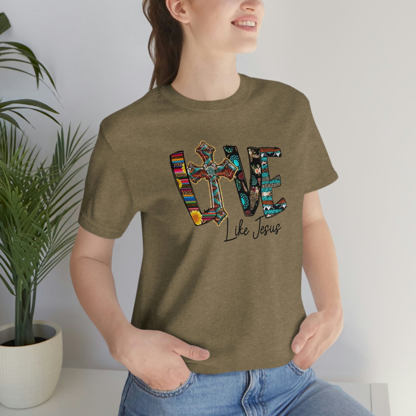 Live Like Jesus Unisex Jersey Short Sleeve Tee