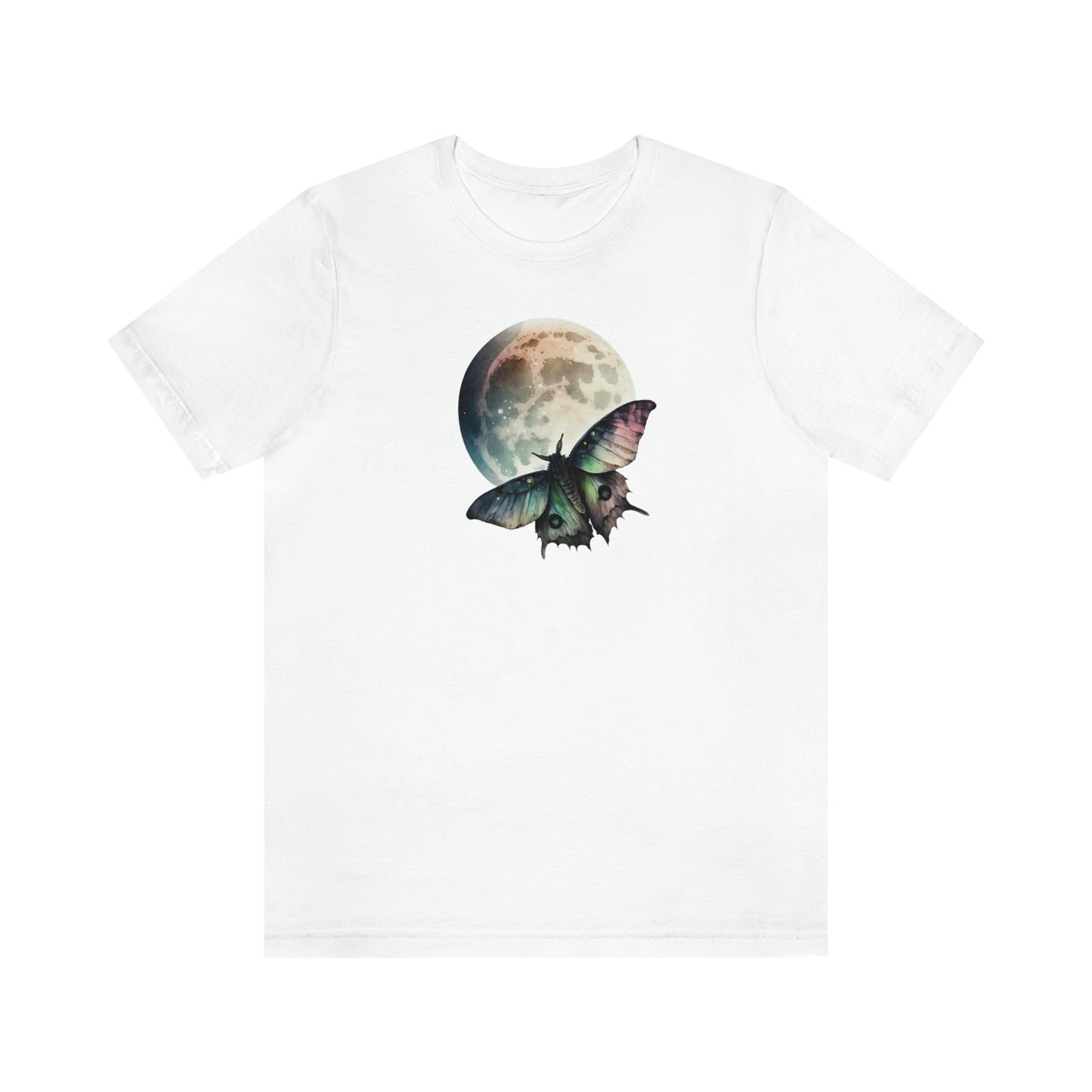 Lunar Moth Print Jersey Short Sleeve Tee