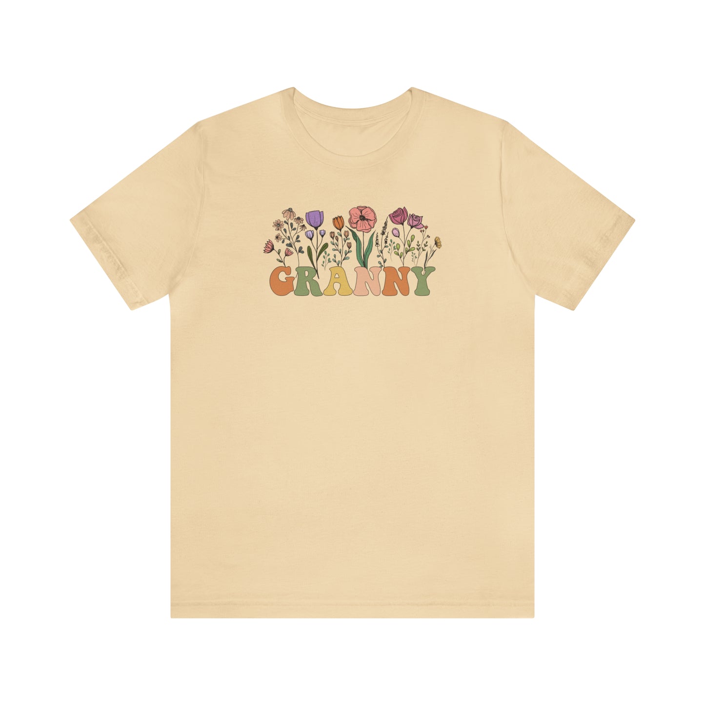 Granny Print Jersey Short Sleeve Tee