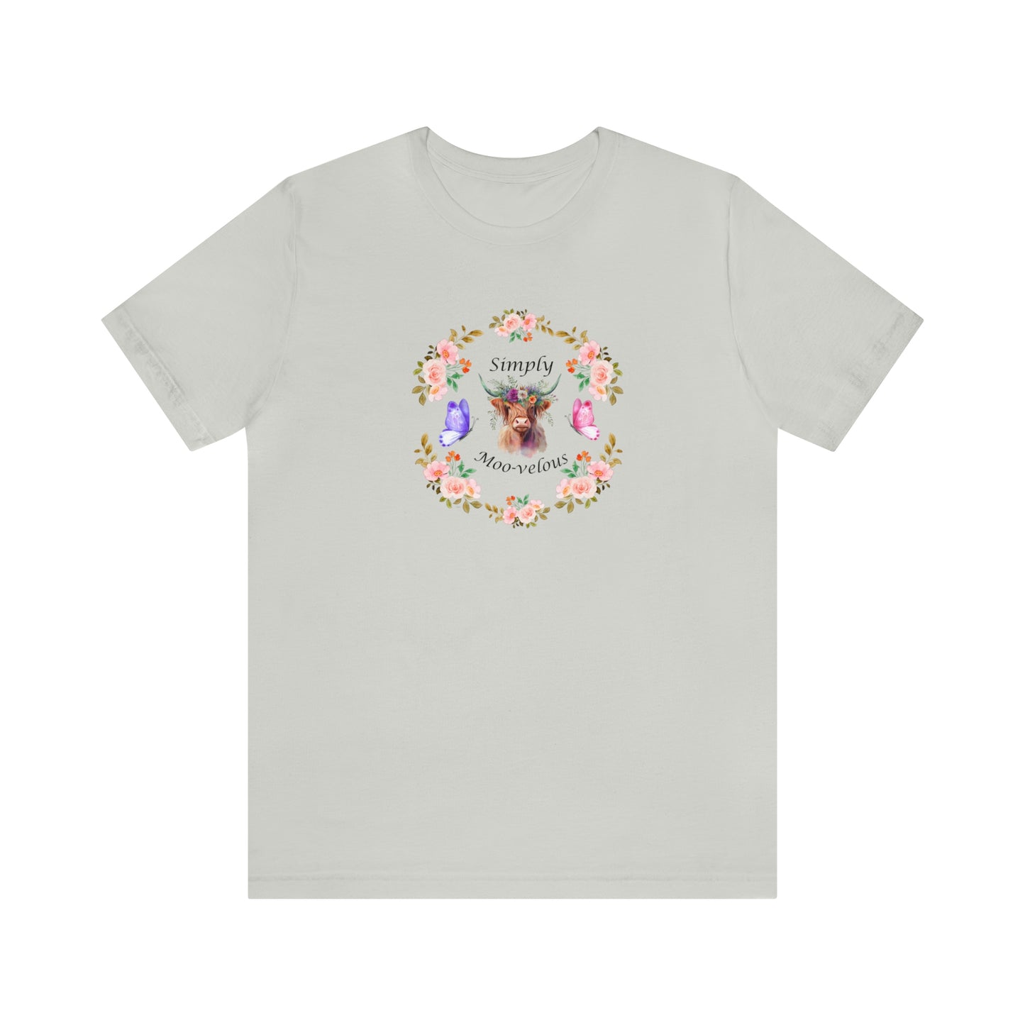 Simply Moo-velous Print Jersey Short Sleeve Tee