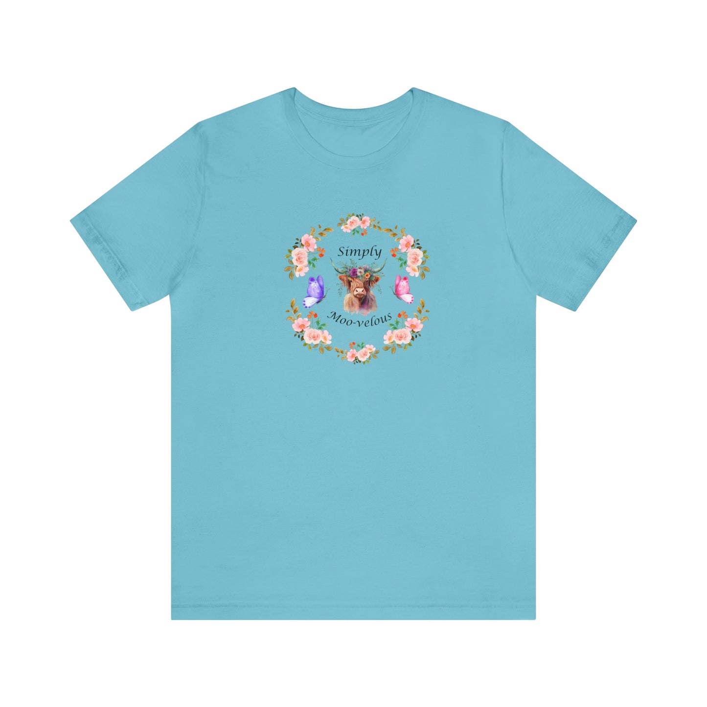 Simply Moo-velous Print Jersey Short Sleeve Tee