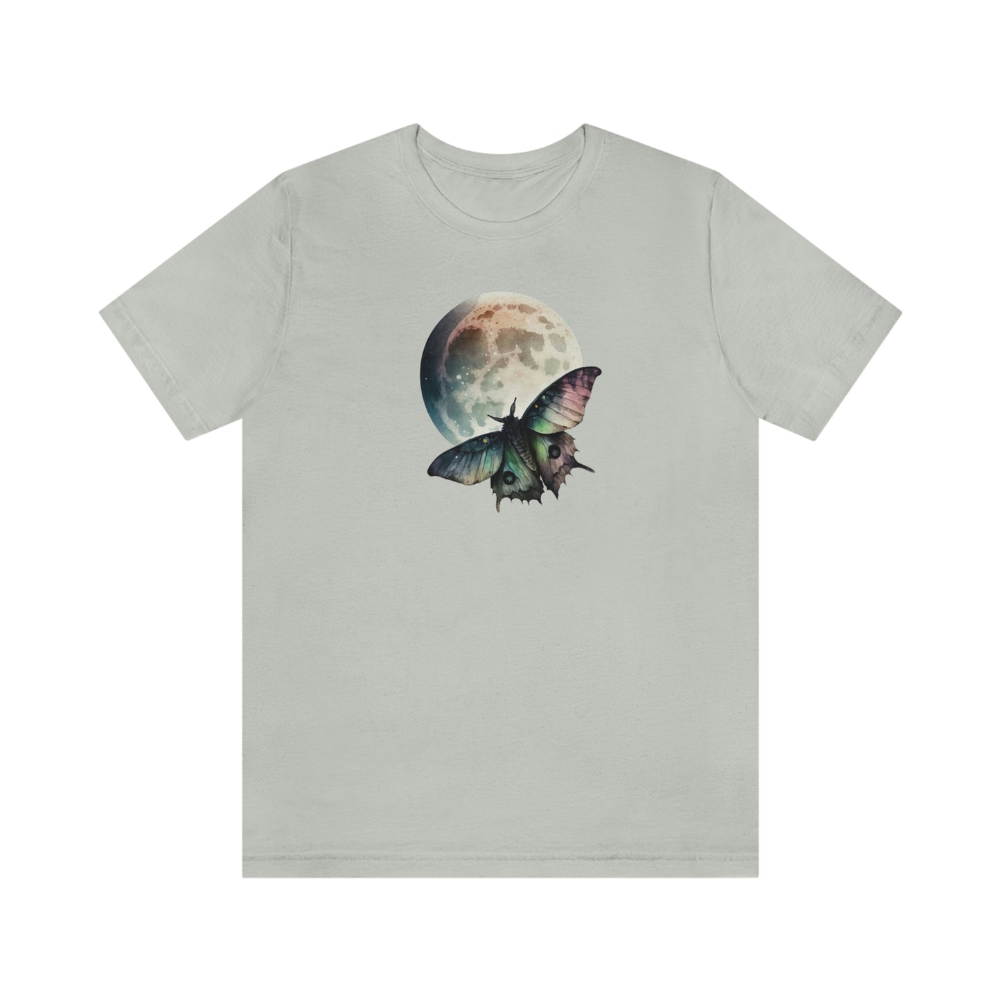 Lunar Moth Print Jersey Short Sleeve Tee