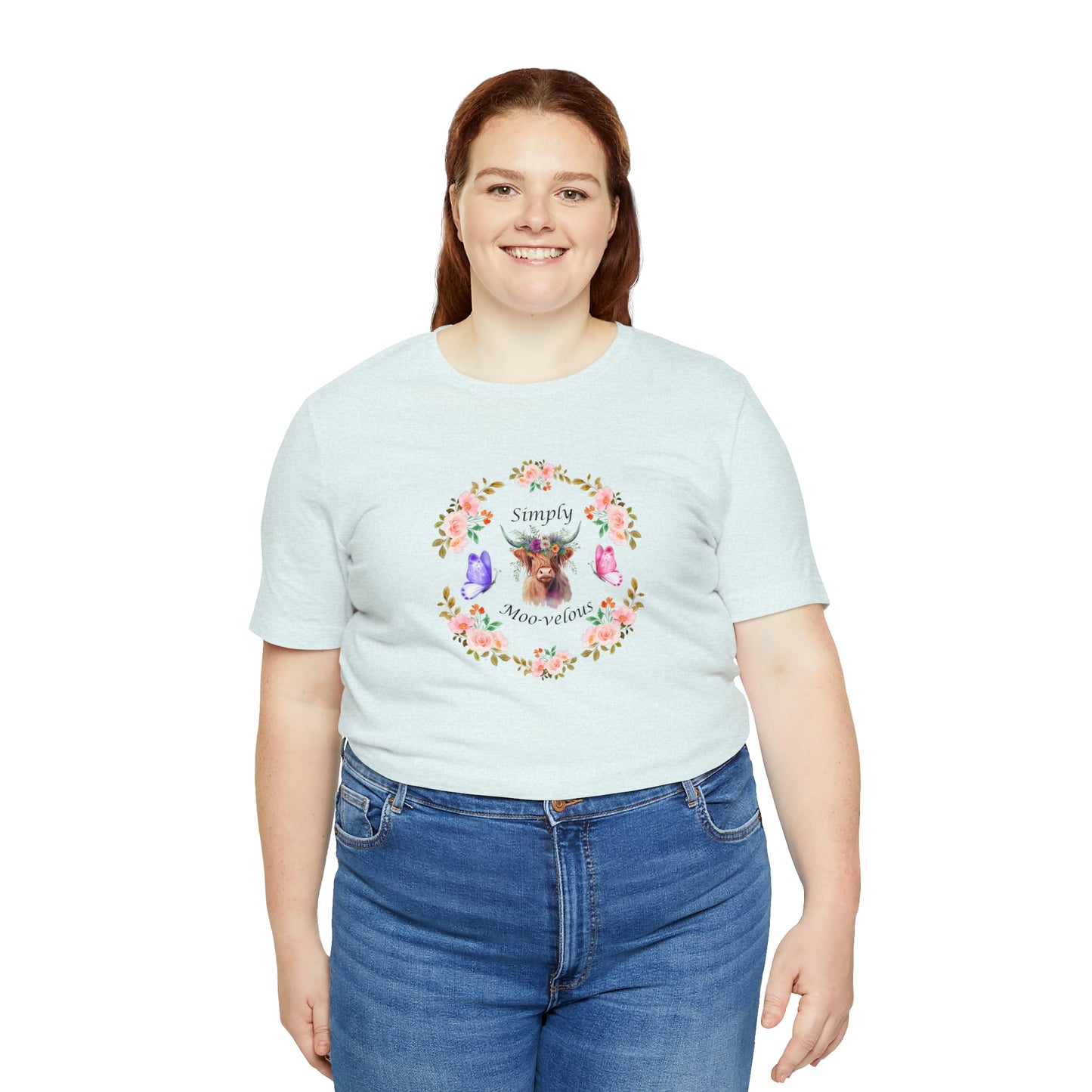 Simply Moo-velous Print Jersey Short Sleeve Tee