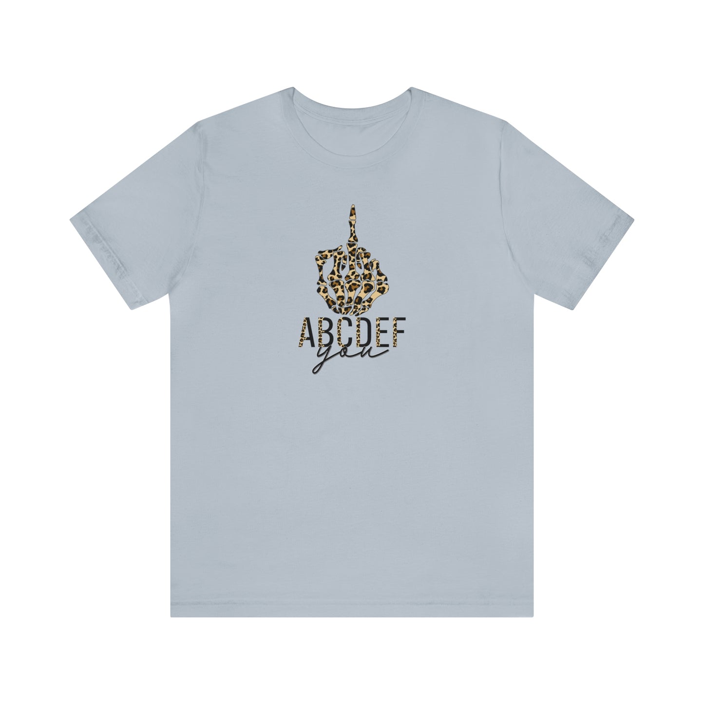 ABCDEF You Print, Jersey Short Sleeve Tee