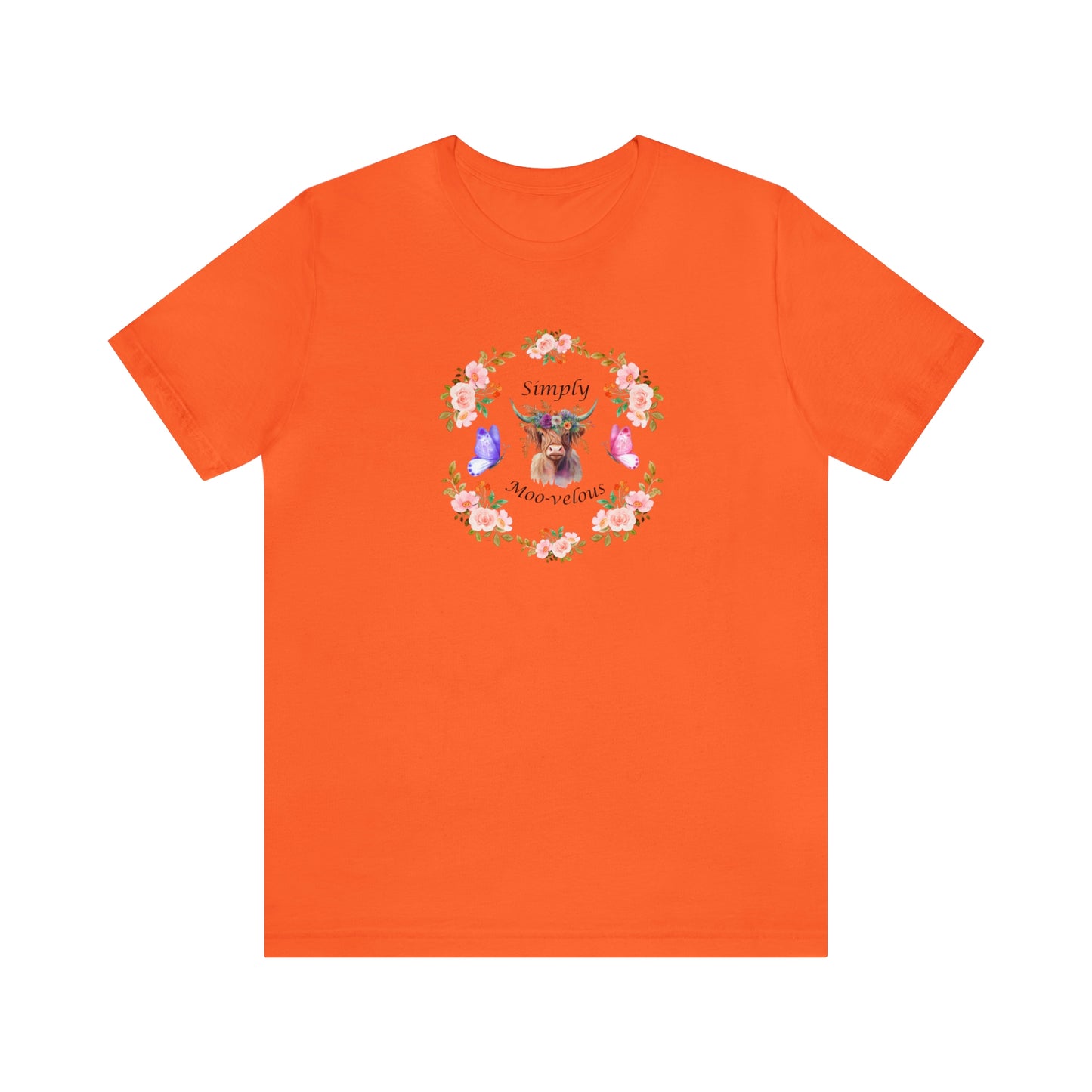 Simply Moo-velous Print Jersey Short Sleeve Tee