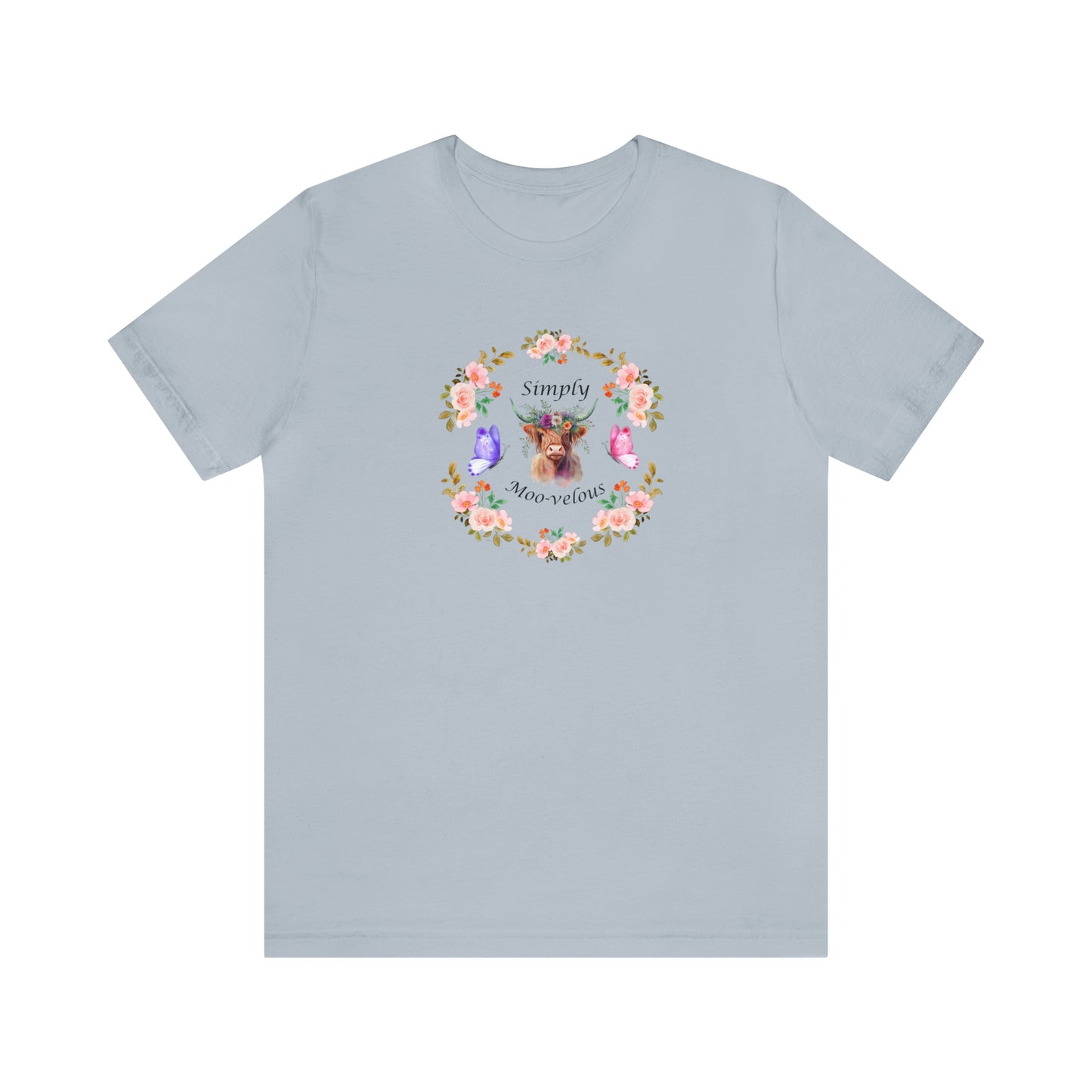 Simply Moo-velous Print Jersey Short Sleeve Tee