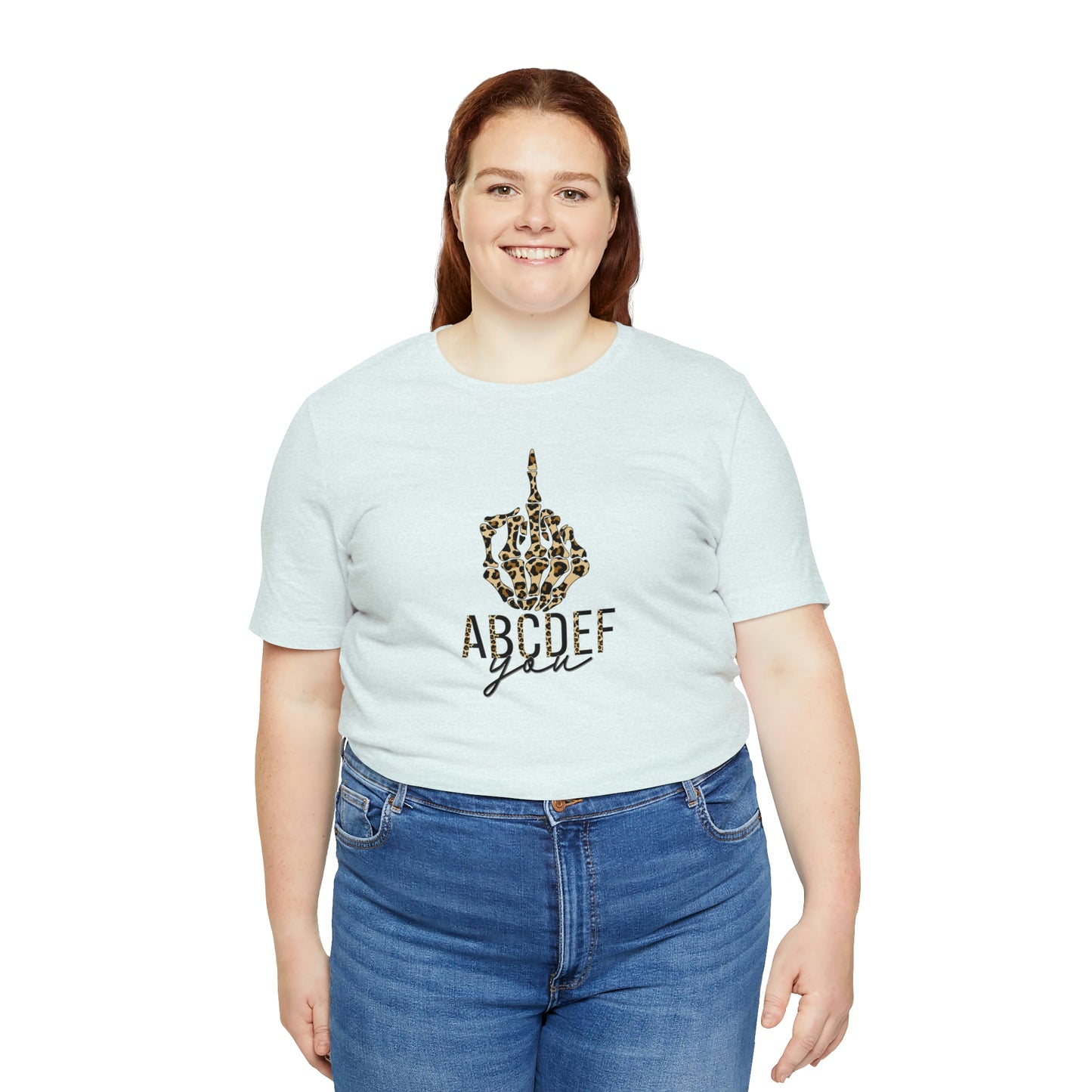 ABCDEF You Print, Jersey Short Sleeve Tee