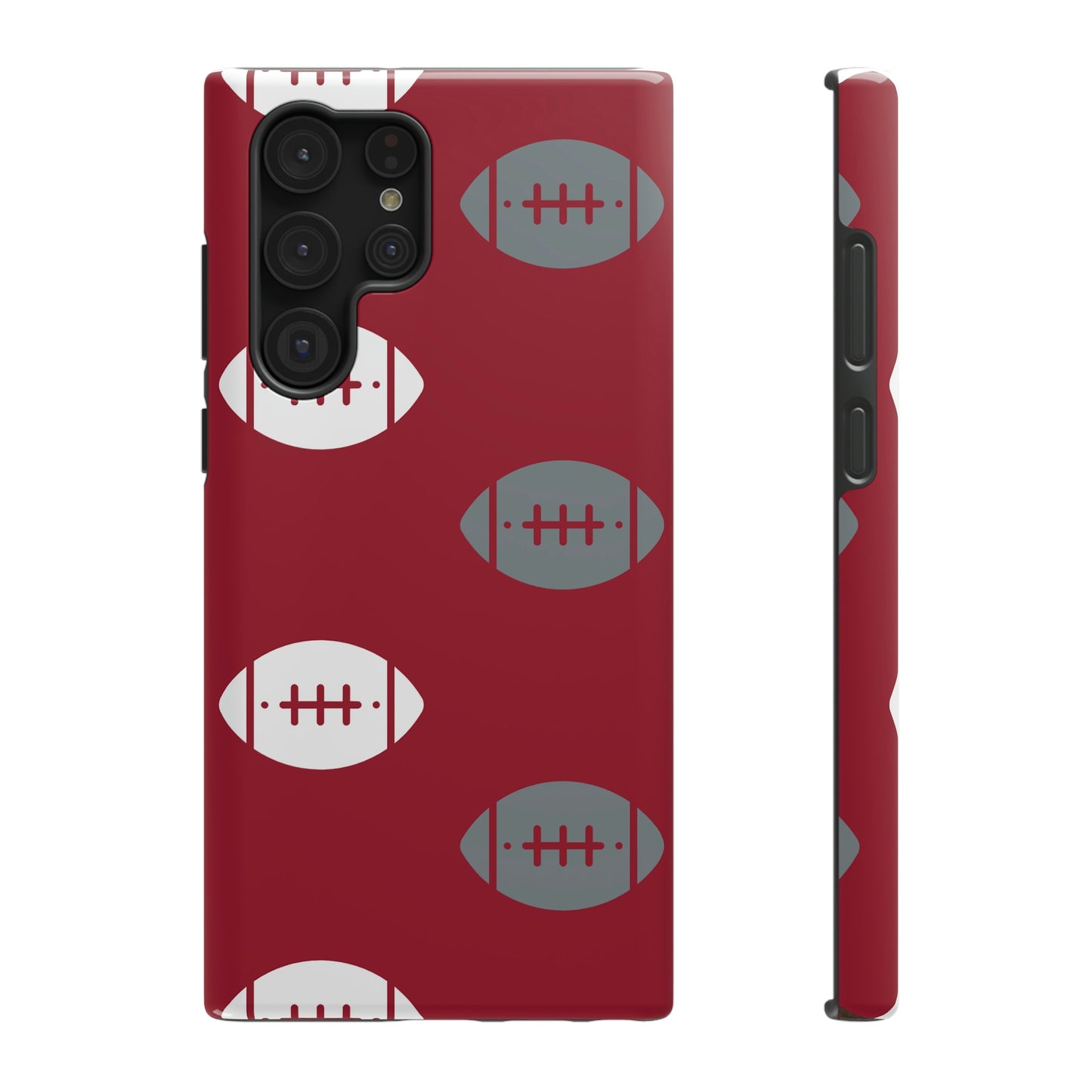Football Print Impact-Resistant Cases