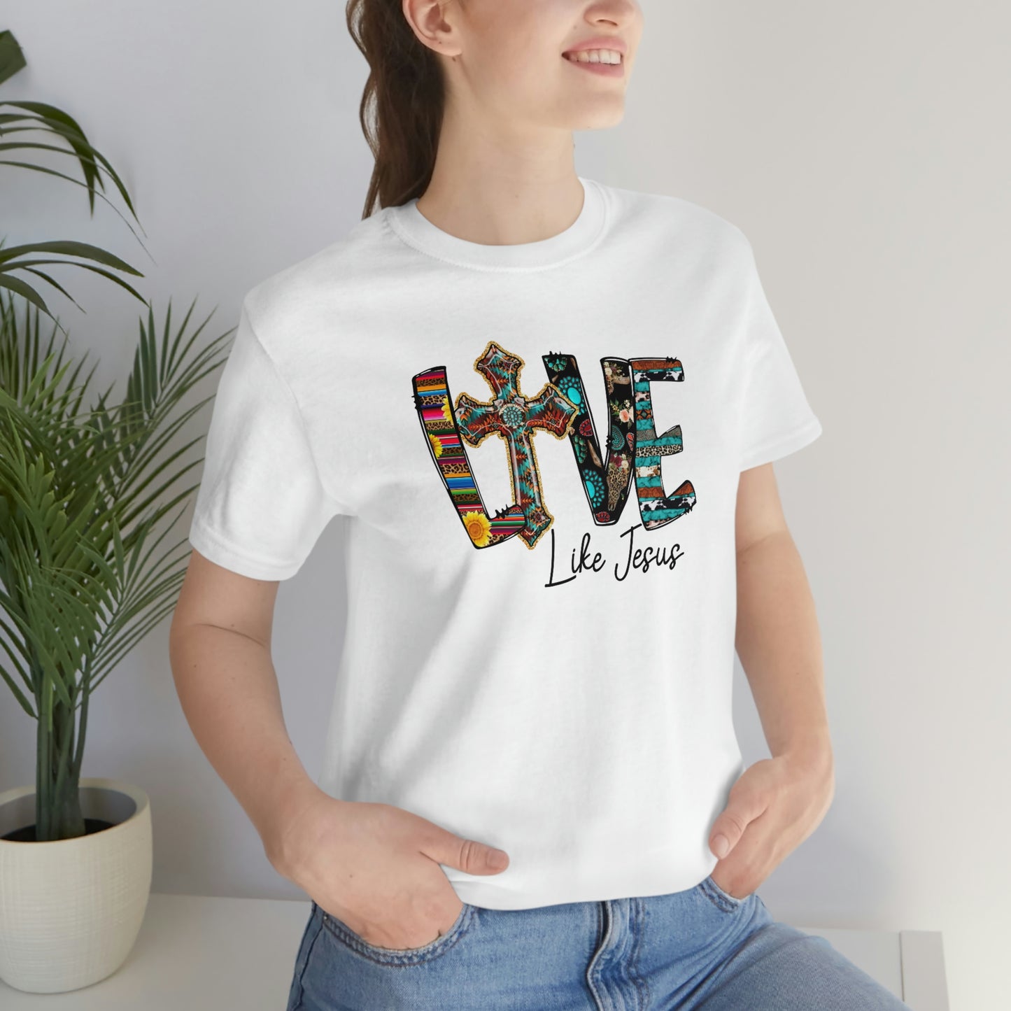 Live Like Jesus Unisex Jersey Short Sleeve Tee