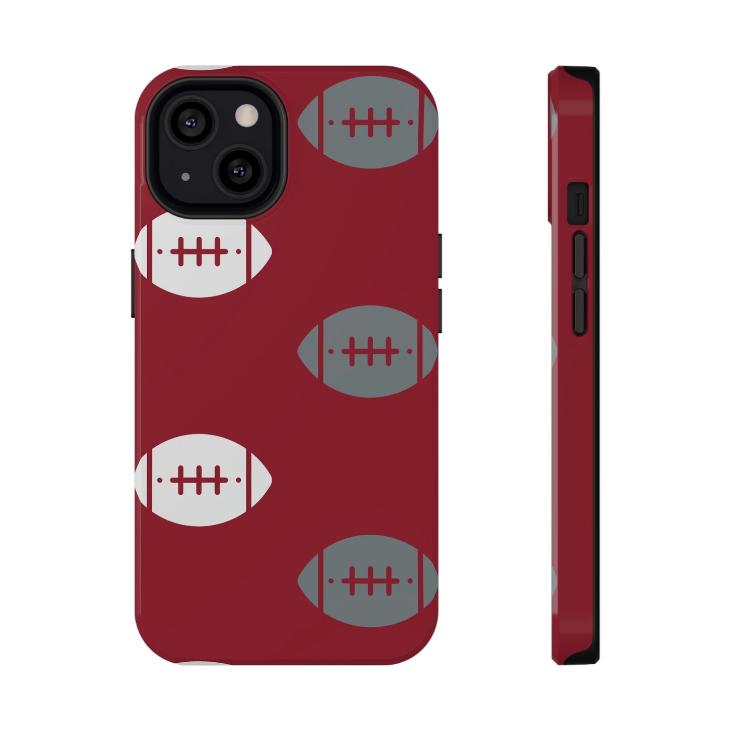 Football Print Impact-Resistant Cases