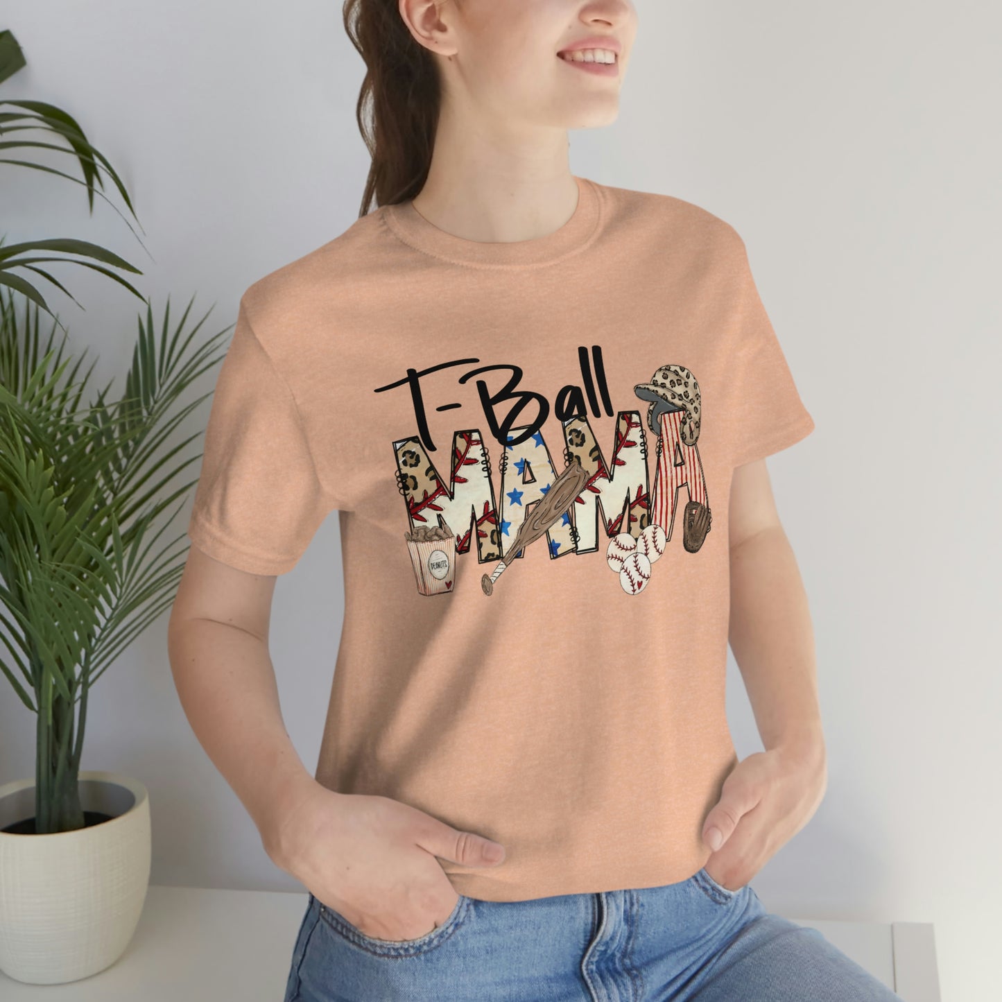 T-Ball Mama Unisex Jersey Short Sleeve Tee