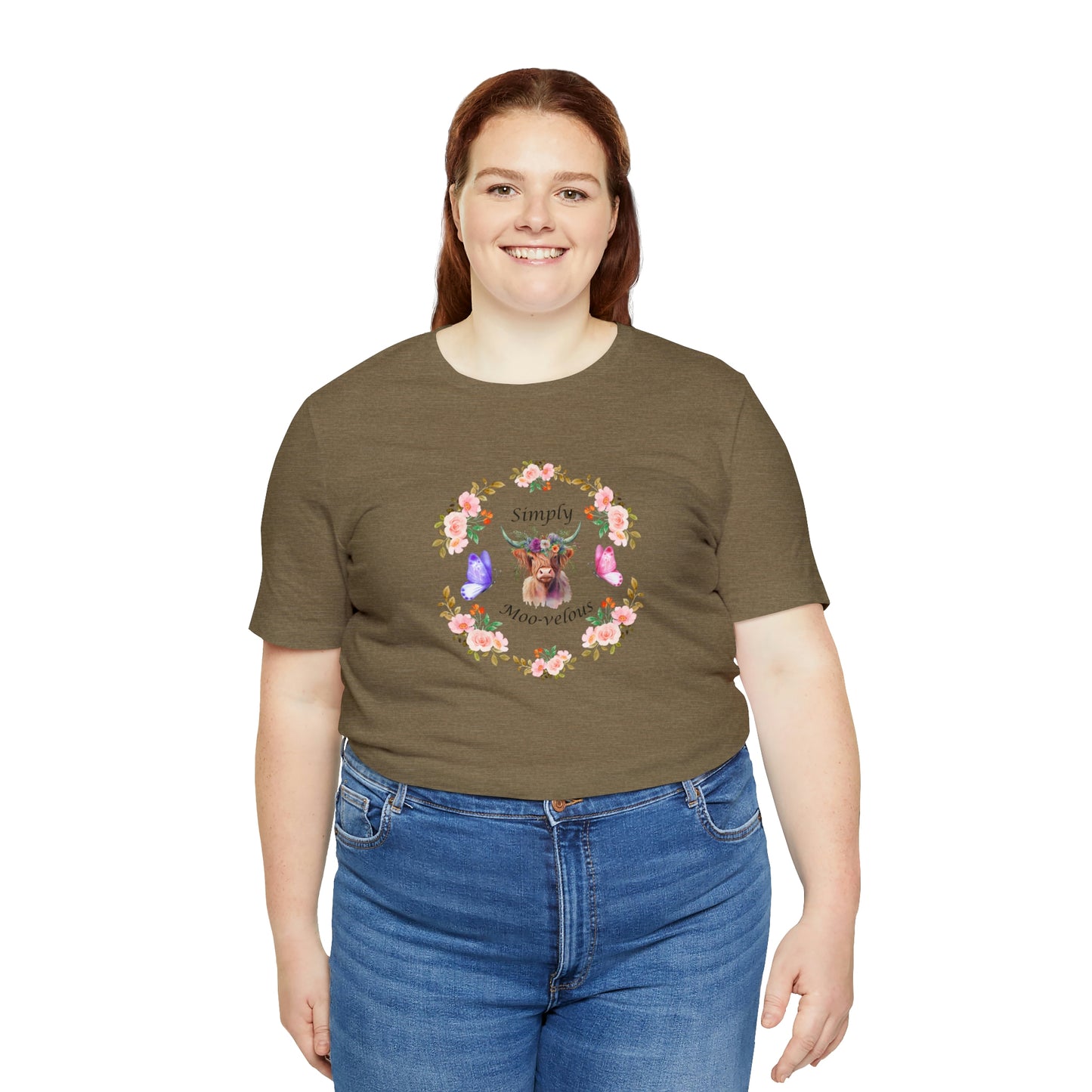 Simply Moo-velous Print Jersey Short Sleeve Tee