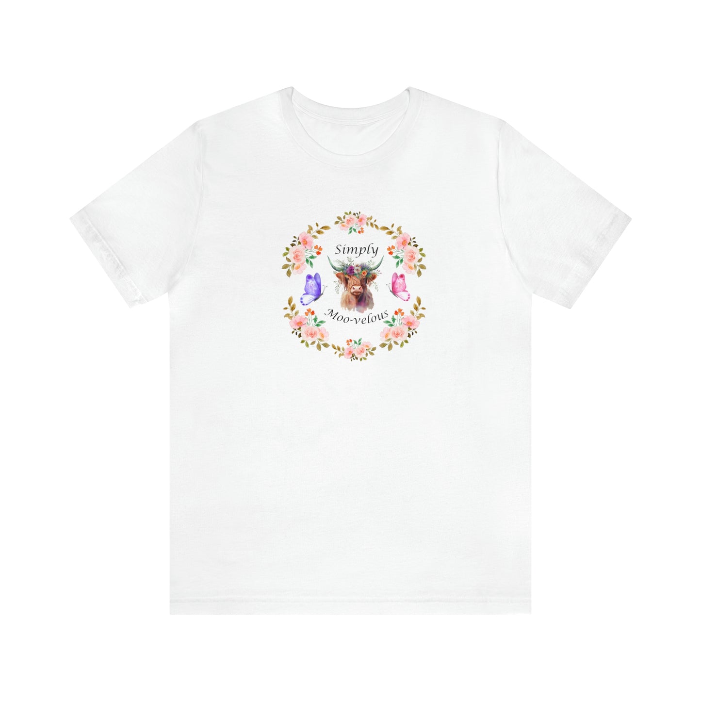 Simply Moo-velous Print Jersey Short Sleeve Tee