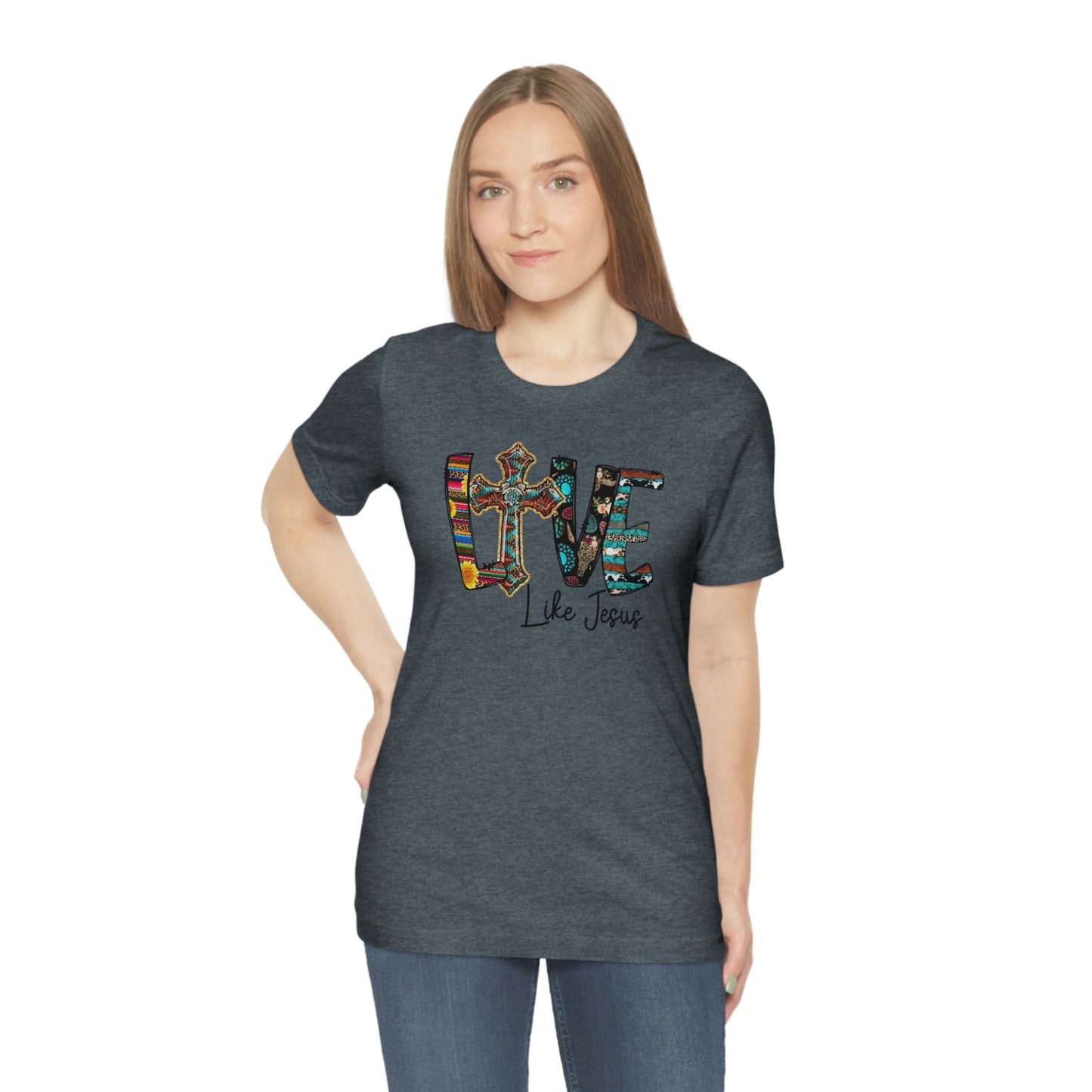 Live Like Jesus Unisex Jersey Short Sleeve Tee