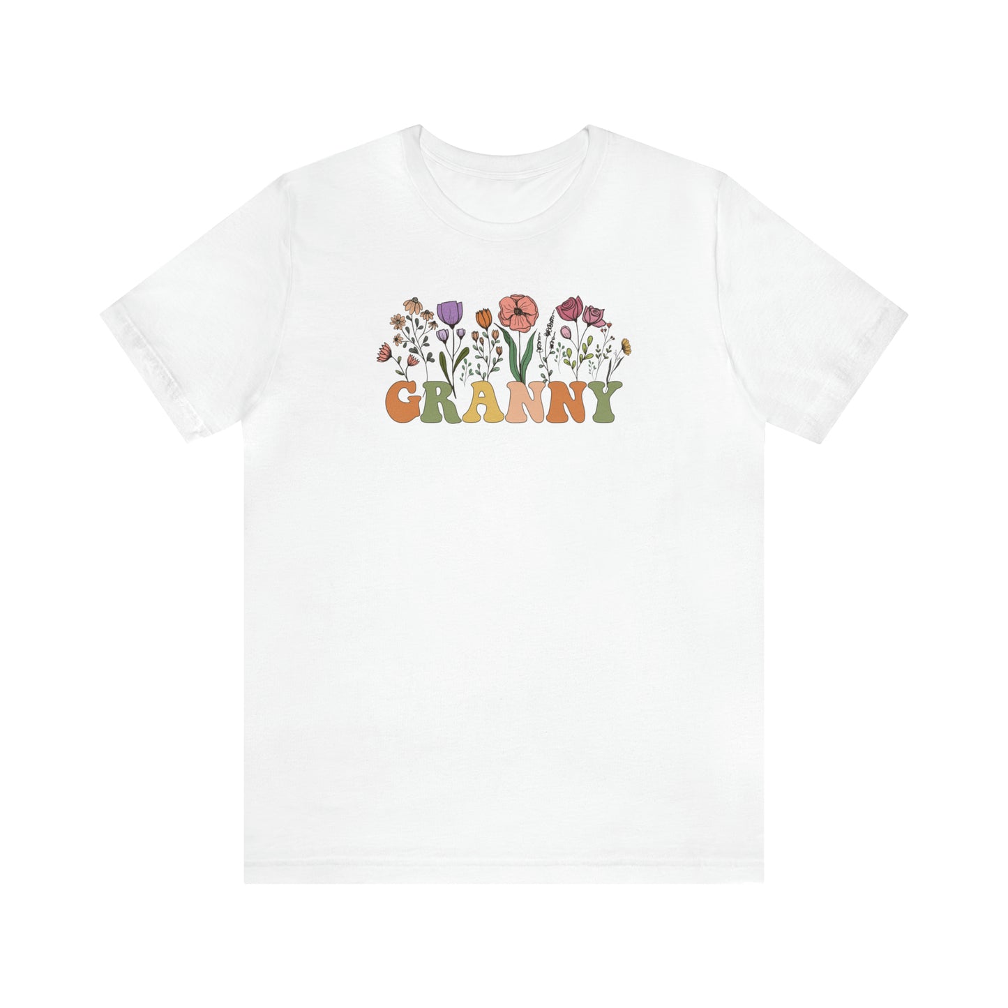 Granny Print Jersey Short Sleeve Tee