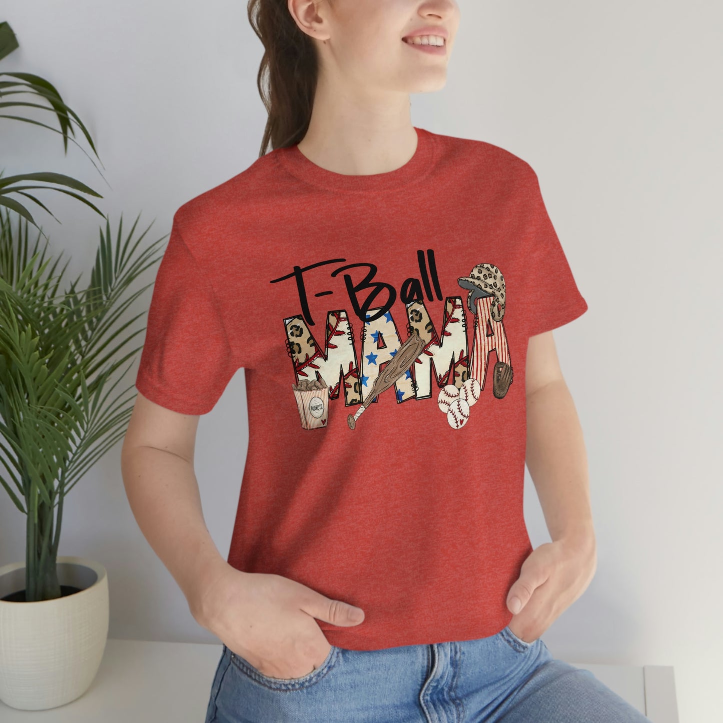 T-Ball Mama Unisex Jersey Short Sleeve Tee