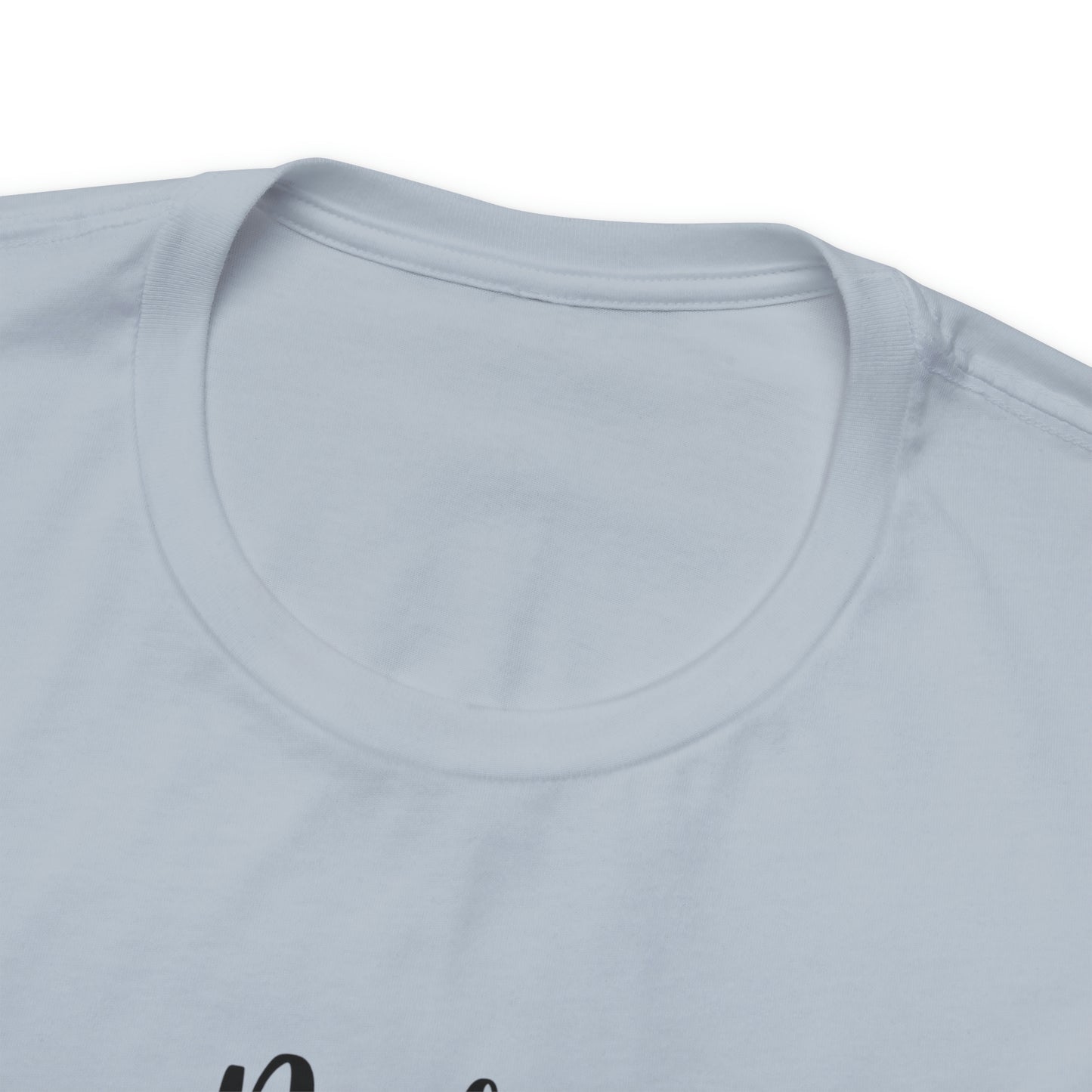 Resting Smile Face Print Jersey Short Sleeve Tee