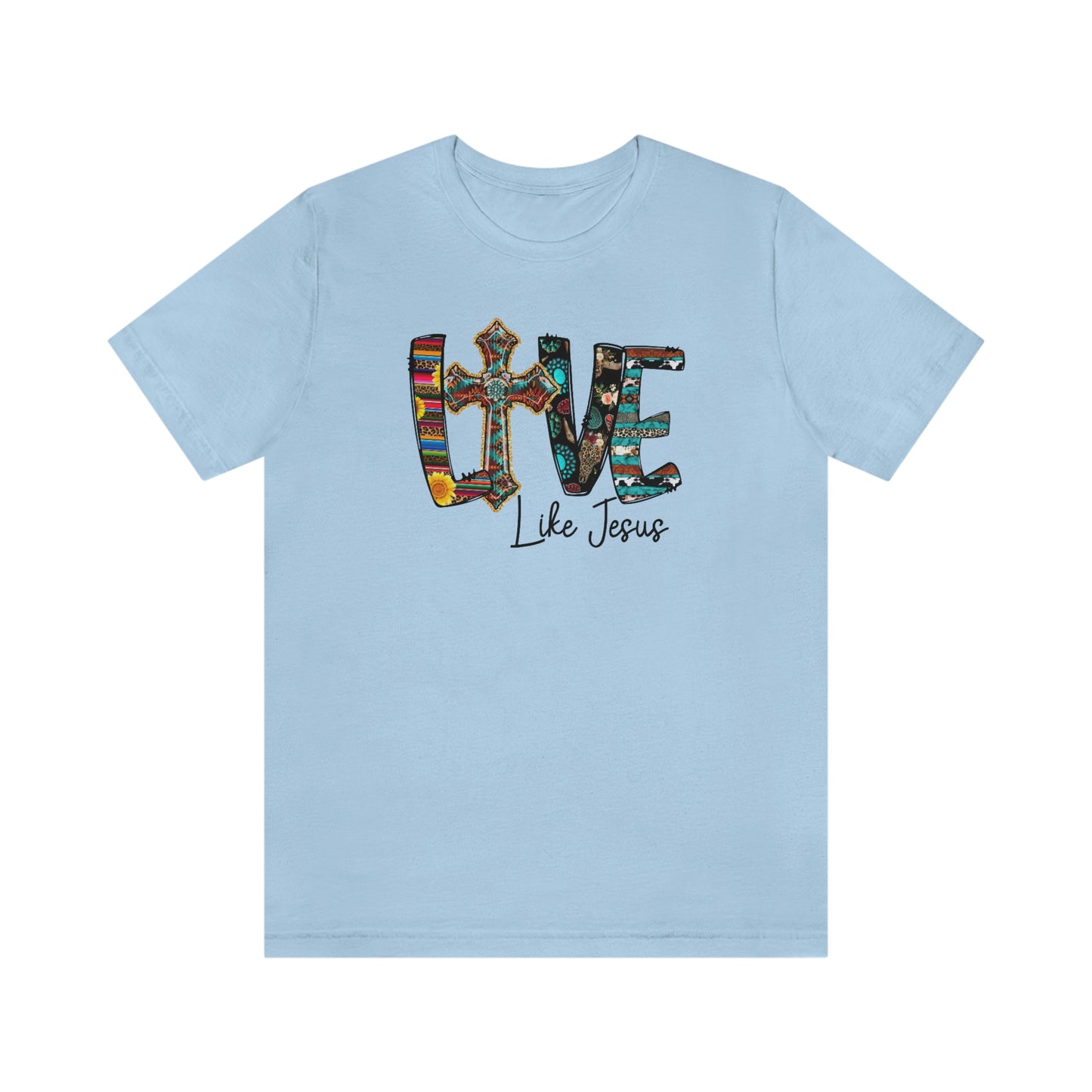 Live Like Jesus Unisex Jersey Short Sleeve Tee