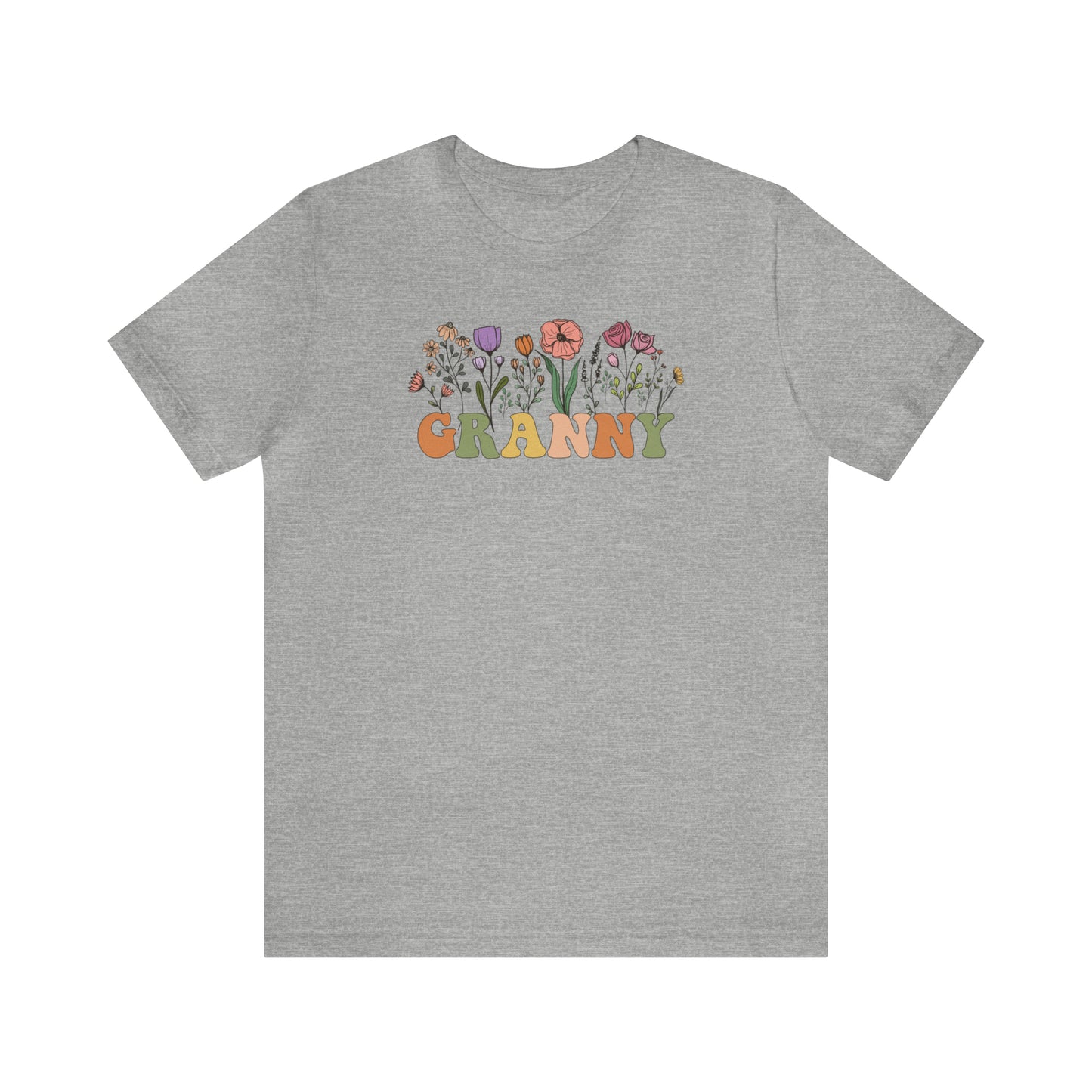 Granny Print Jersey Short Sleeve Tee