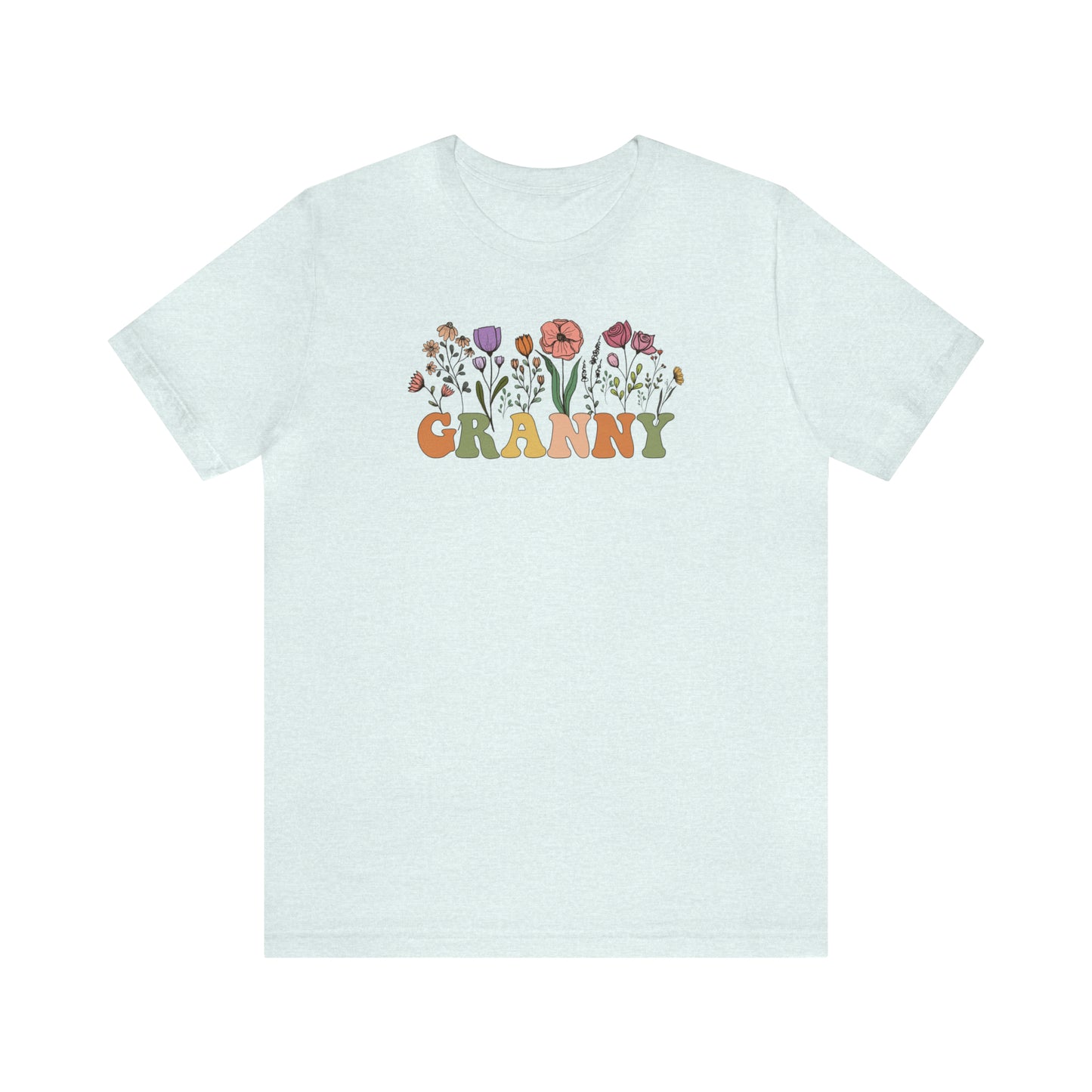 Granny Print Jersey Short Sleeve Tee